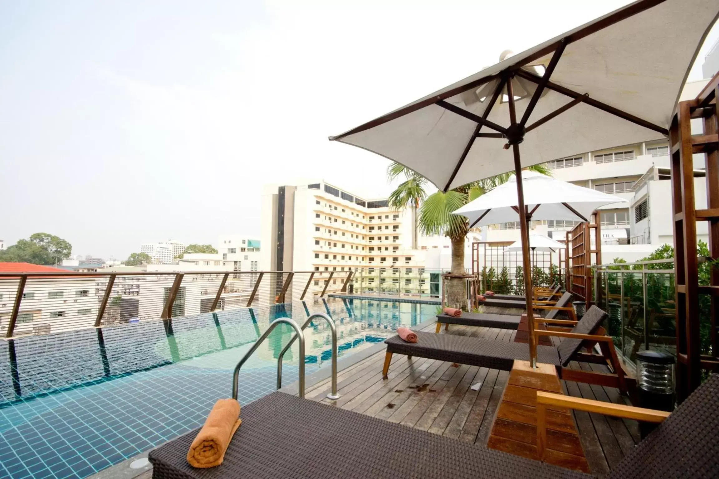 Balcony/Terrace, Swimming Pool in Sunshine Hotel & Residences - SHA Plus