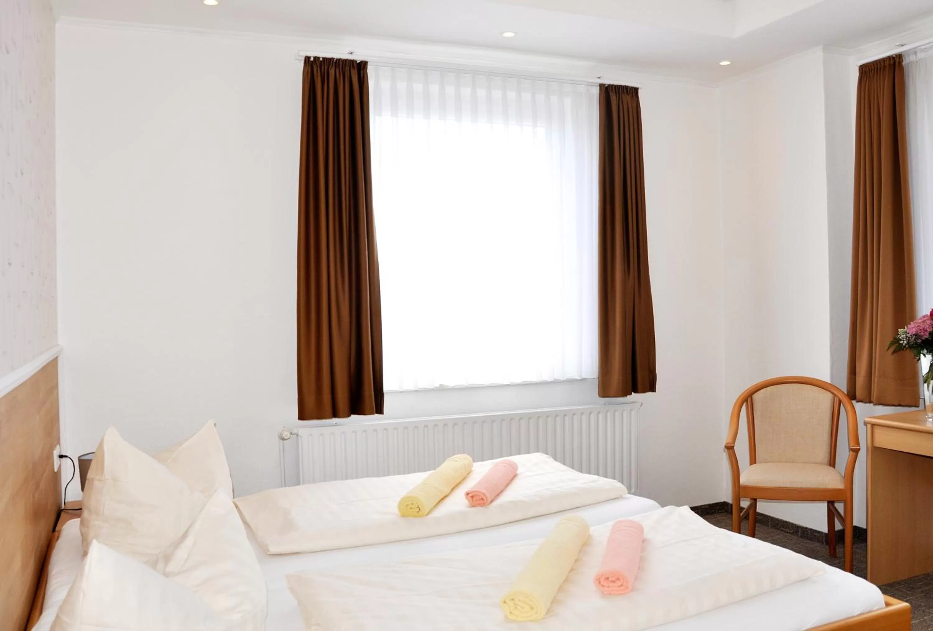 Bed in Hotel Atlantik