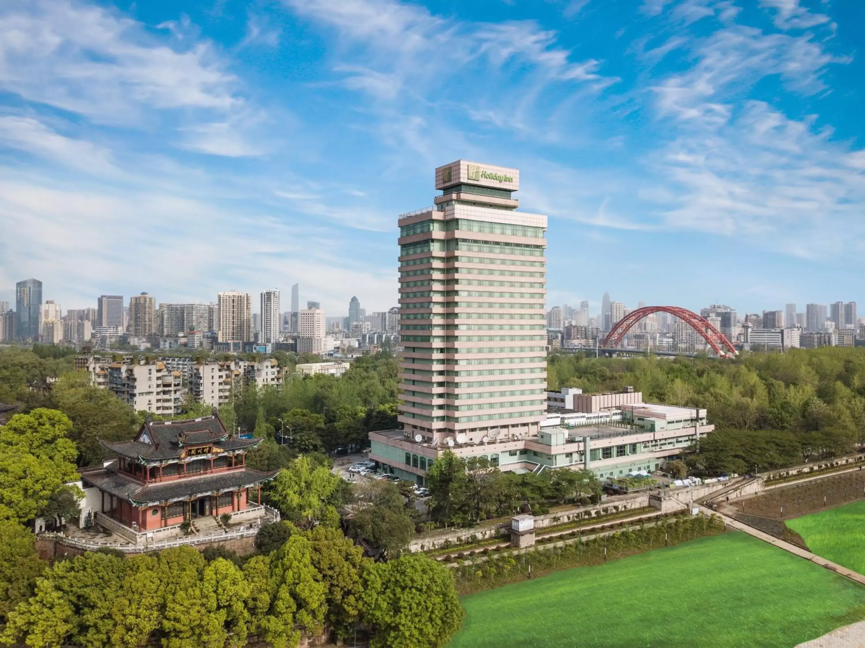 Property building in Holiday Inn Wuhan Riverside, an IHG Hotel