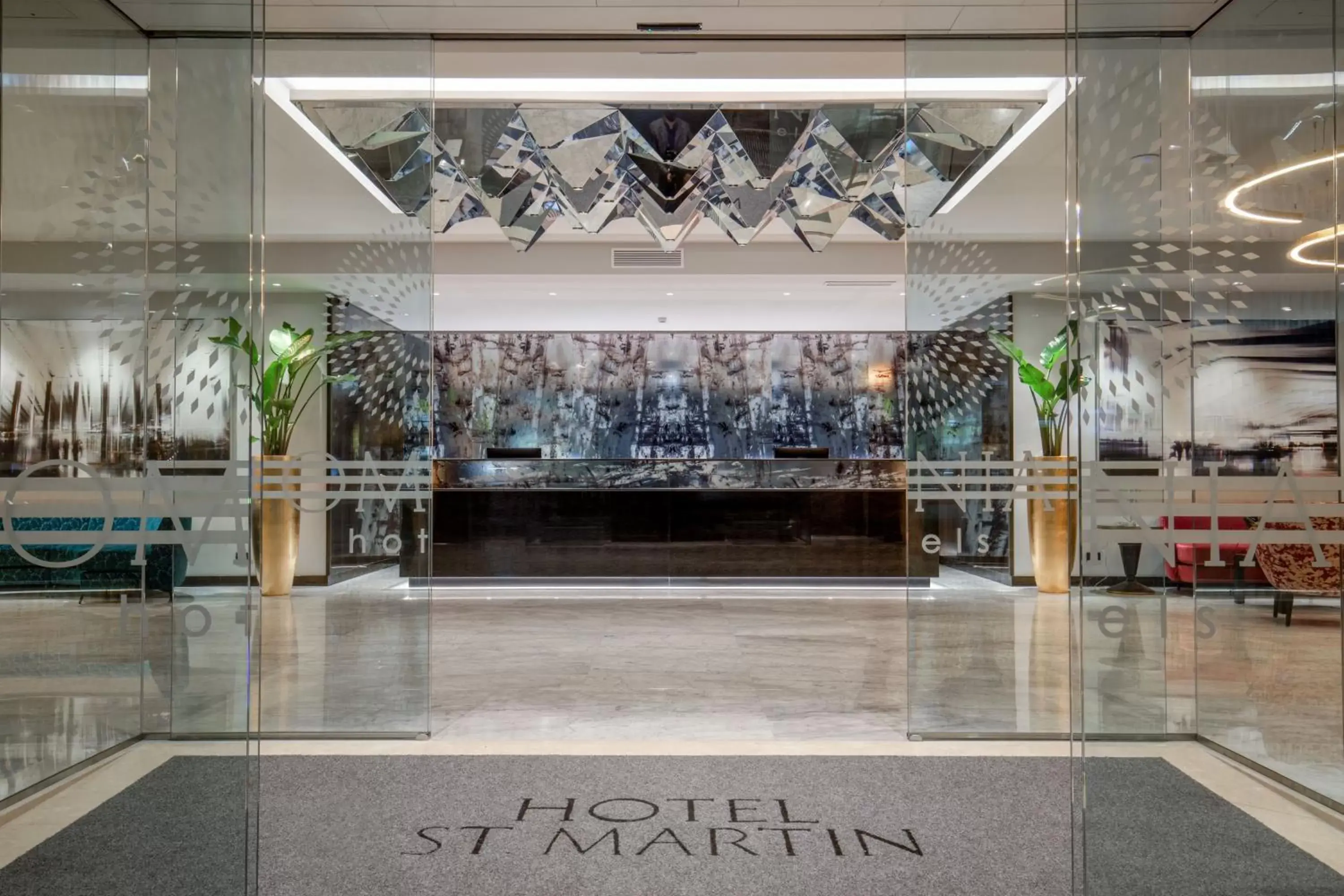 Lobby or reception in Hotel St Martin by OMNIA hotels