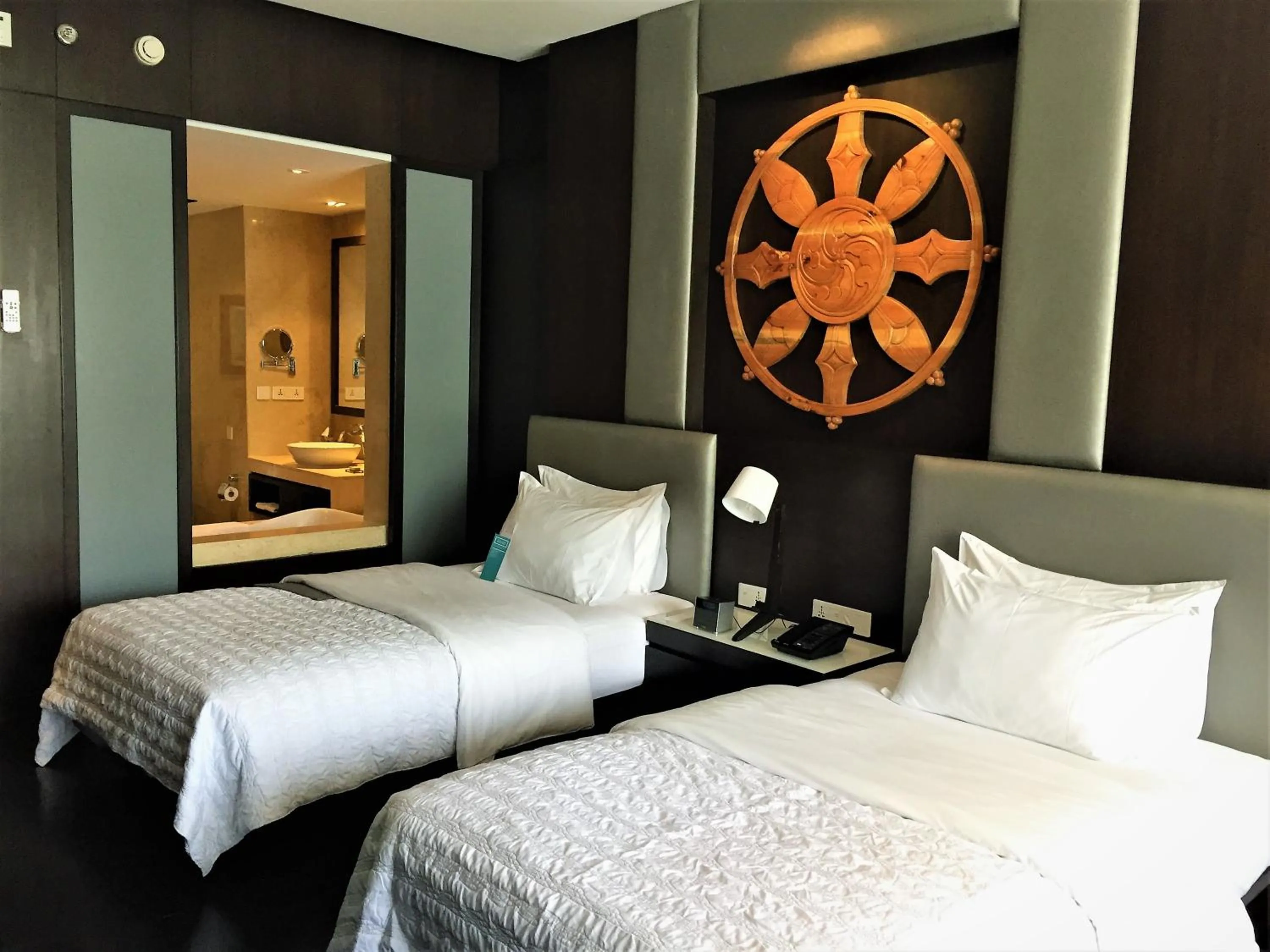 Bed in Le Meridien Paro Riverfront