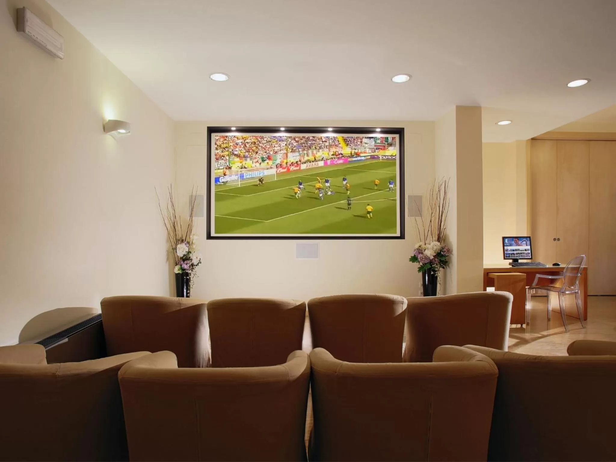 Communal lounge/ TV room in Hotel Eliseo Terme