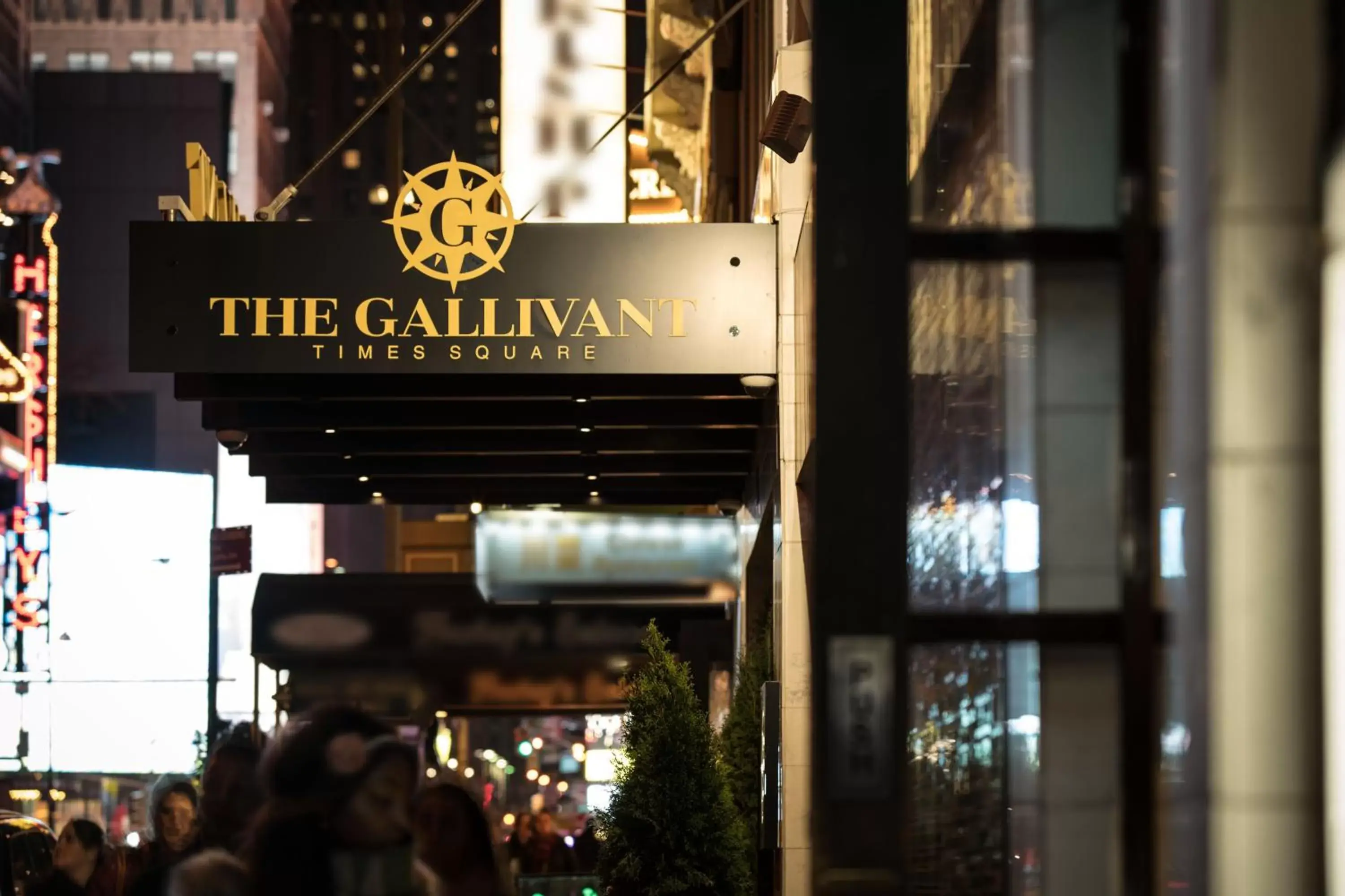 Facade/entrance, Property Logo/Sign in The Gallivant Times Square