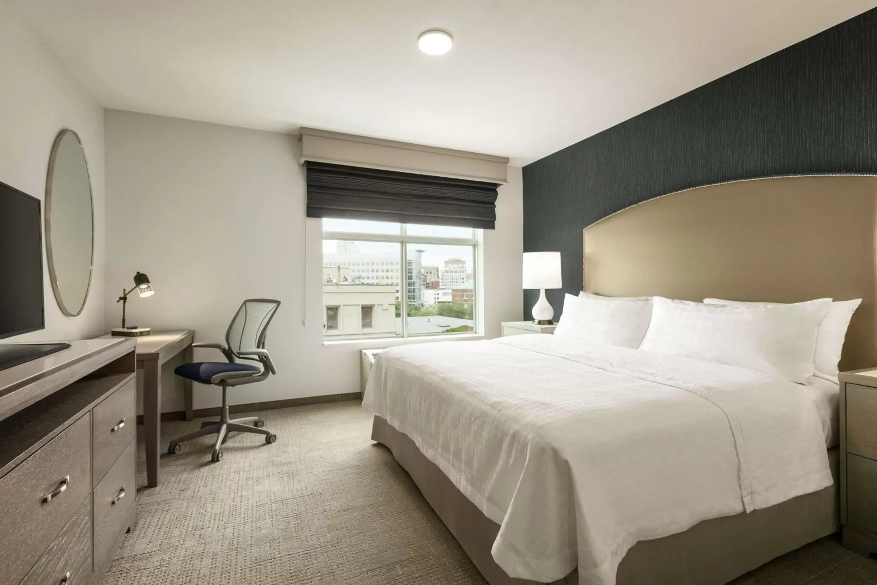 Bedroom, Bed in Homewood Suites By Hilton Worcester