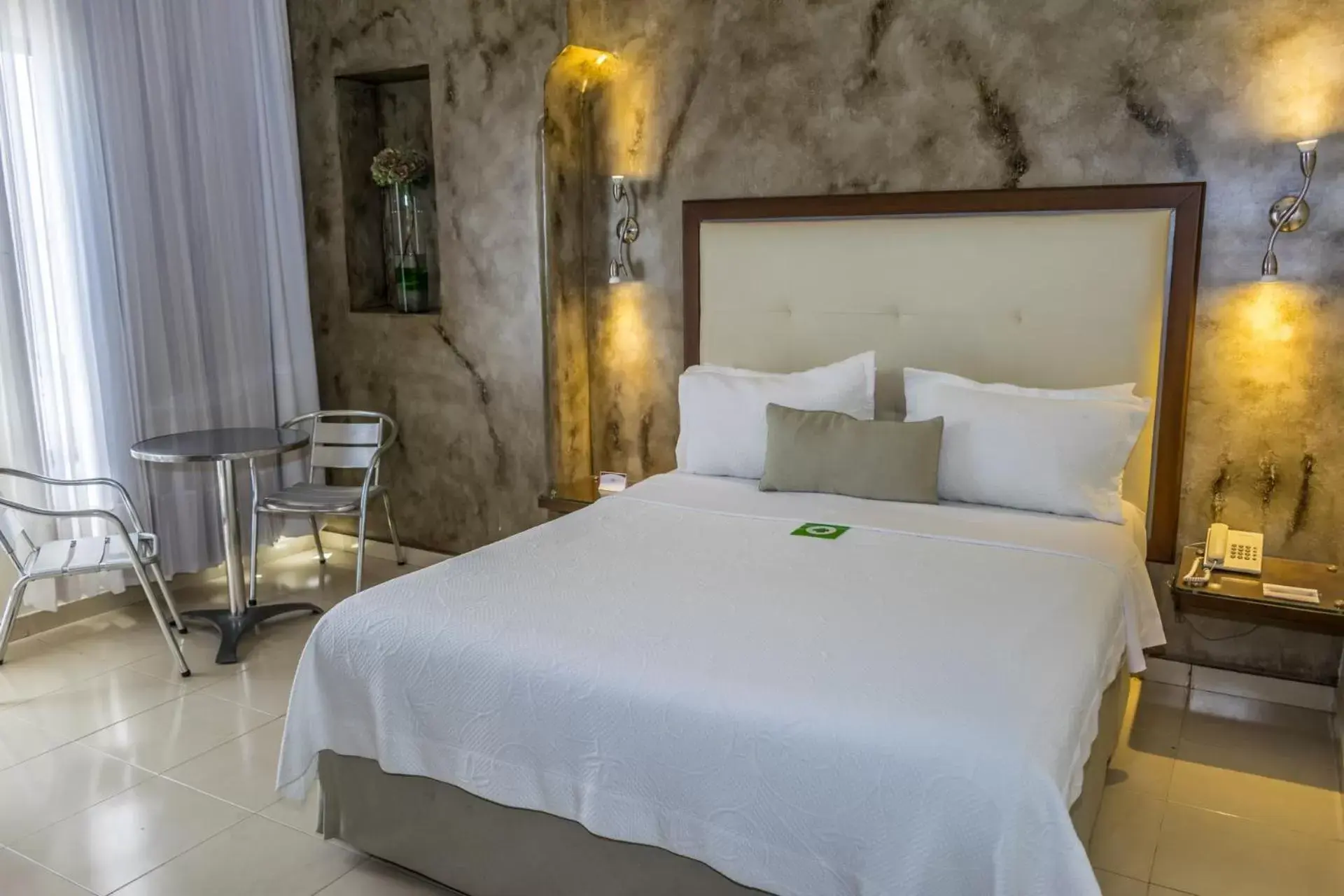 Bed in Hotel Virrey Cartagena