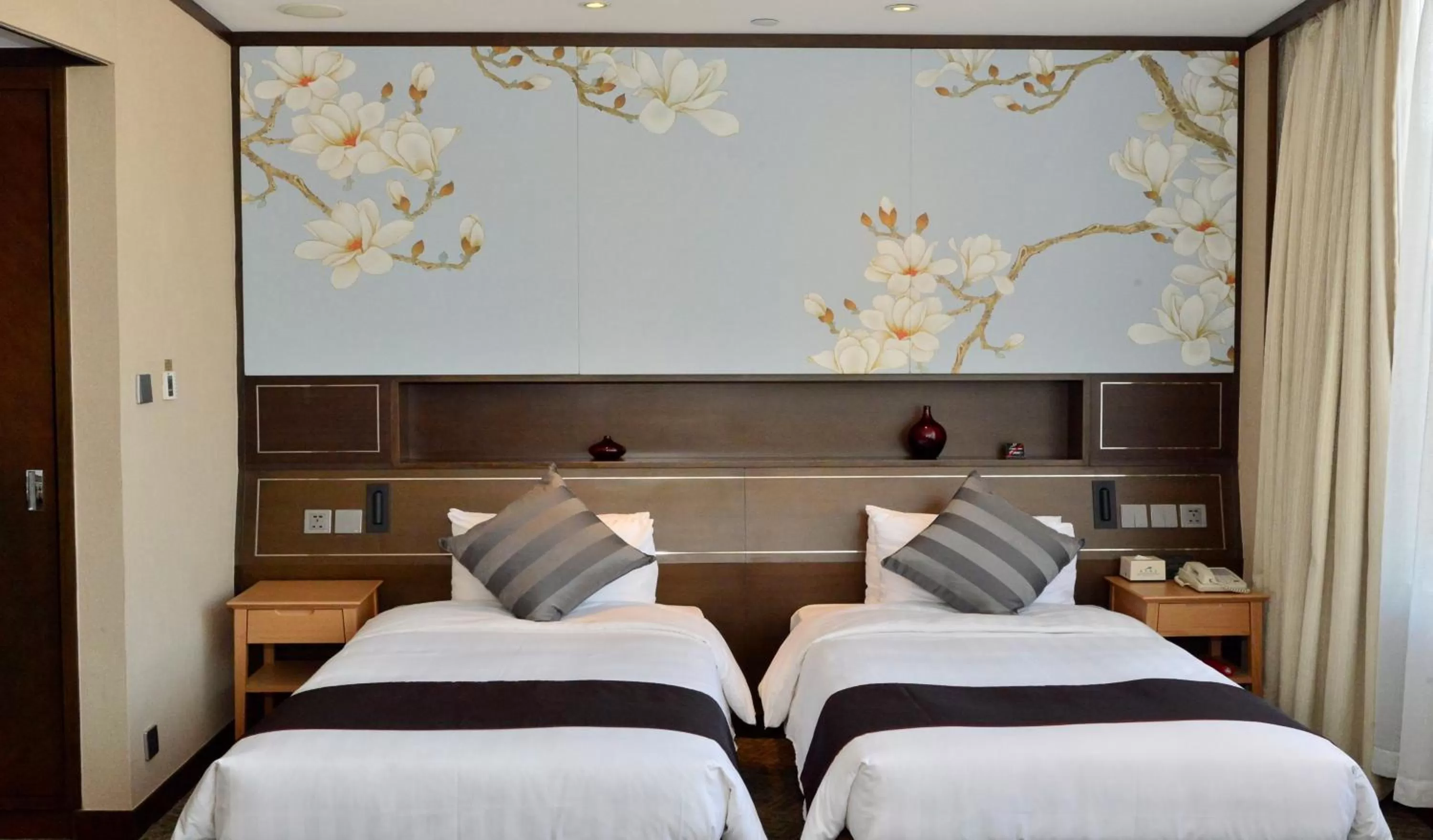 Bed in South Pacific Hotel