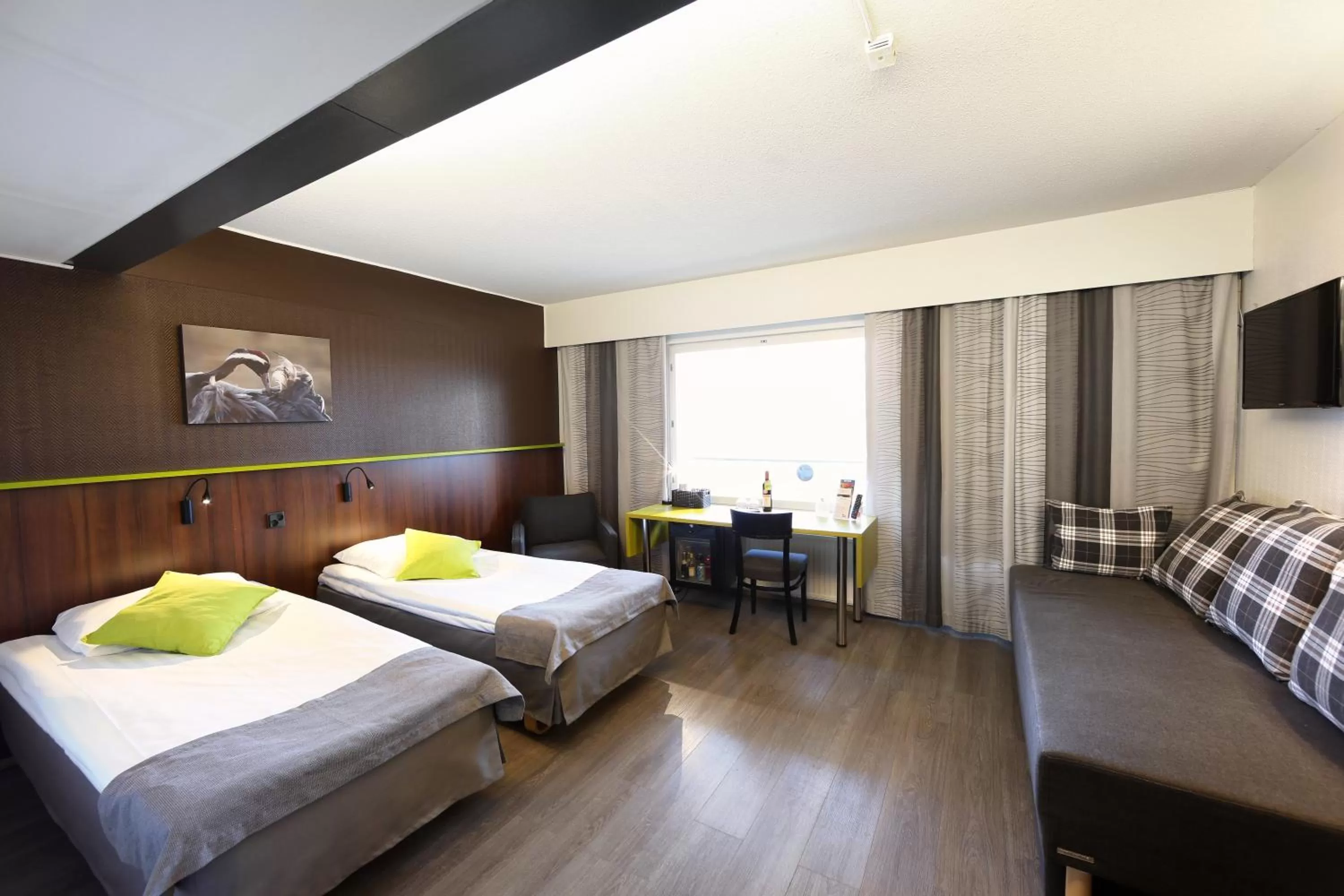 Photo of the whole room, Bed in Finlandia Hotel Airport Oulu