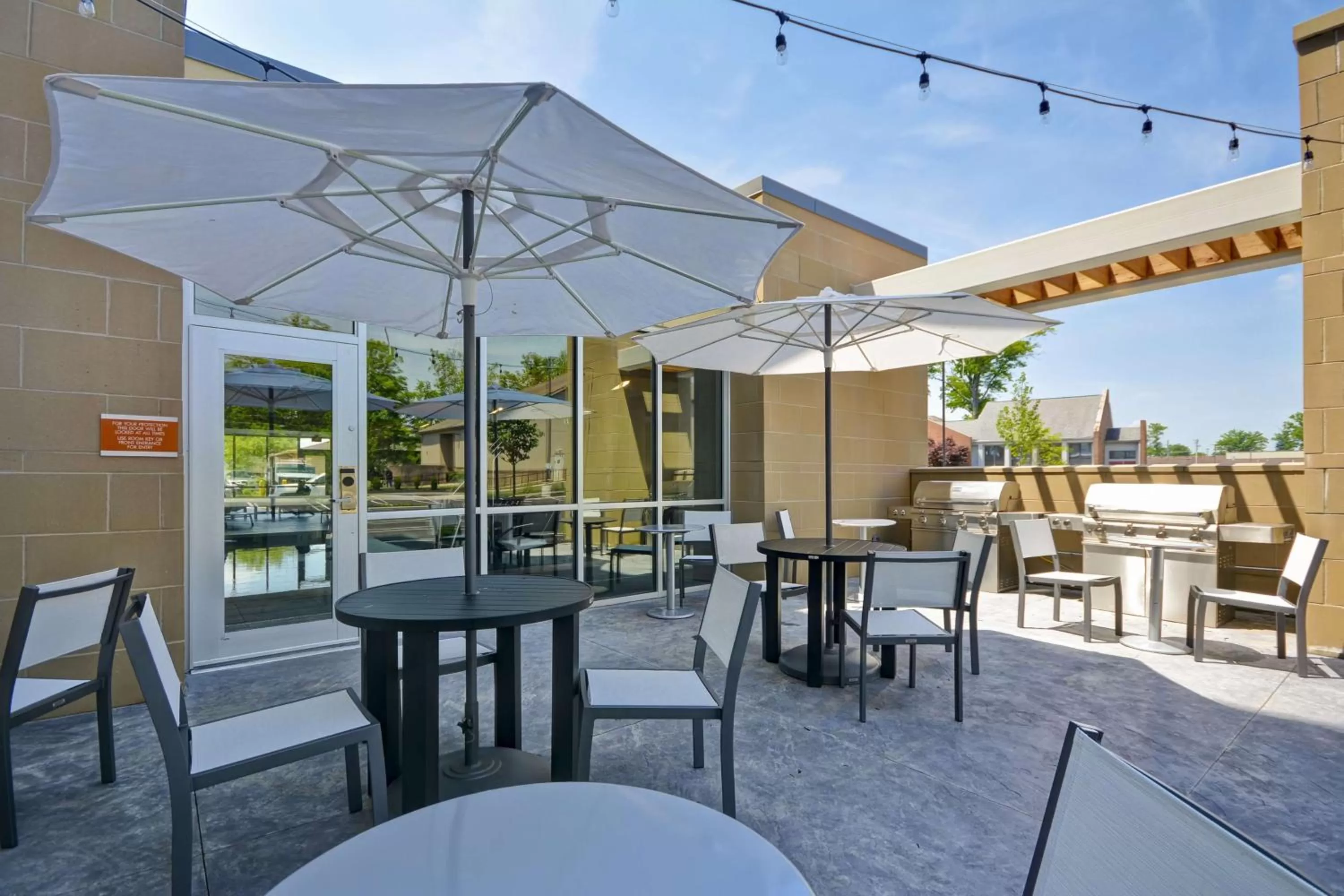 Patio in Home2 Suites By Hilton Blue Ash Cincinnati