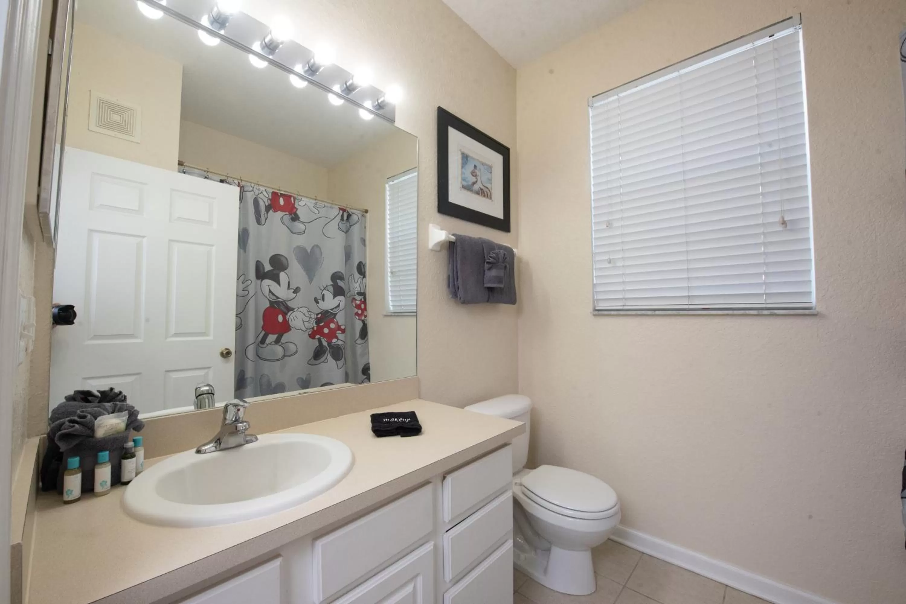 Bathroom in Magical Adventure Condo w Waterpark near Disney No Resort Fees