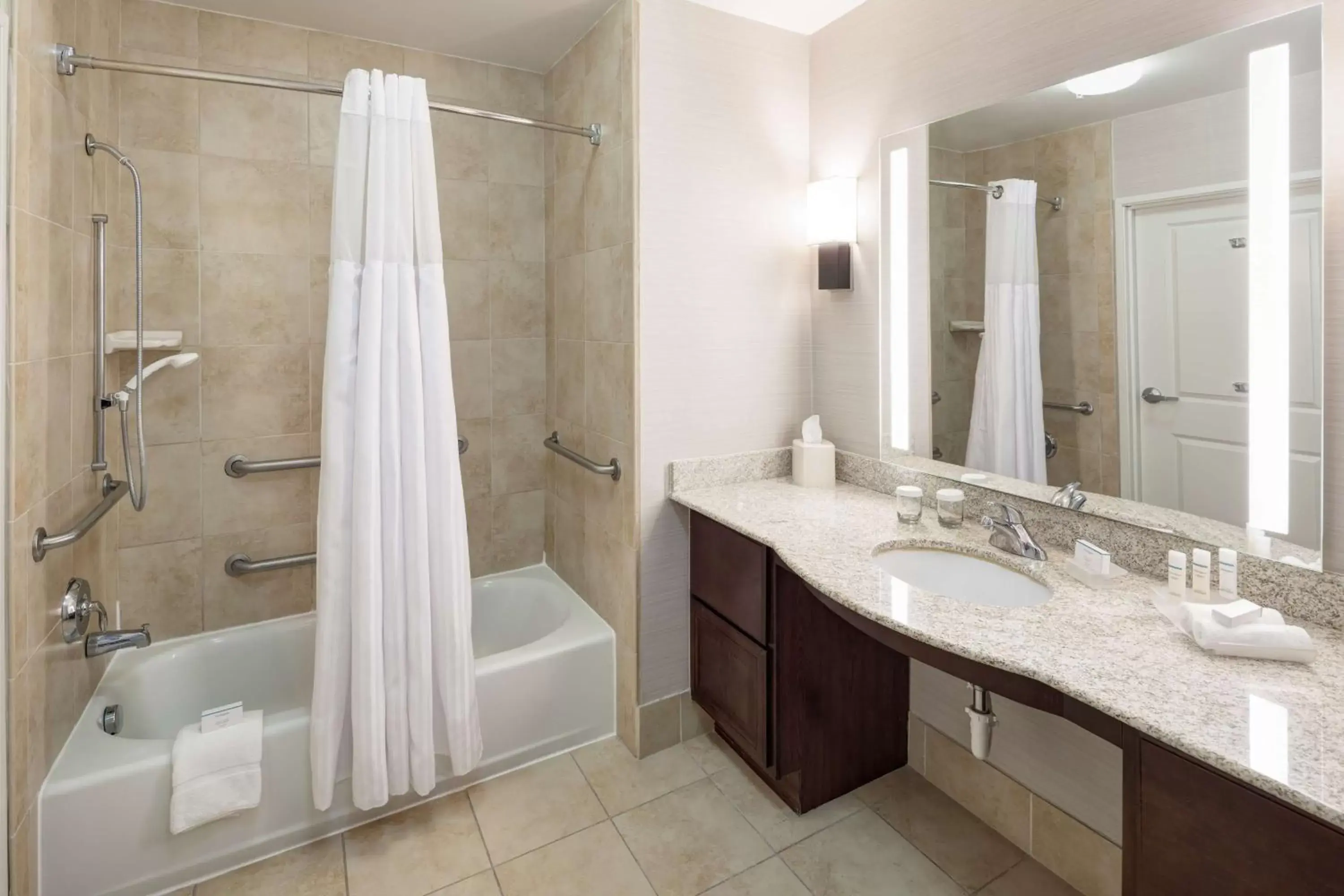 Bathroom in Homewood Suites by Hilton El Paso Airport