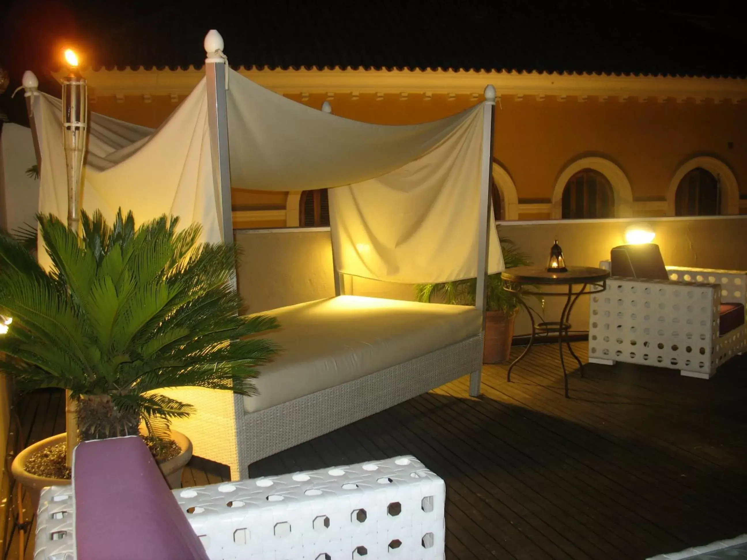 Balcony/Terrace, Bed in Alcoba del Rey de Sevilla
