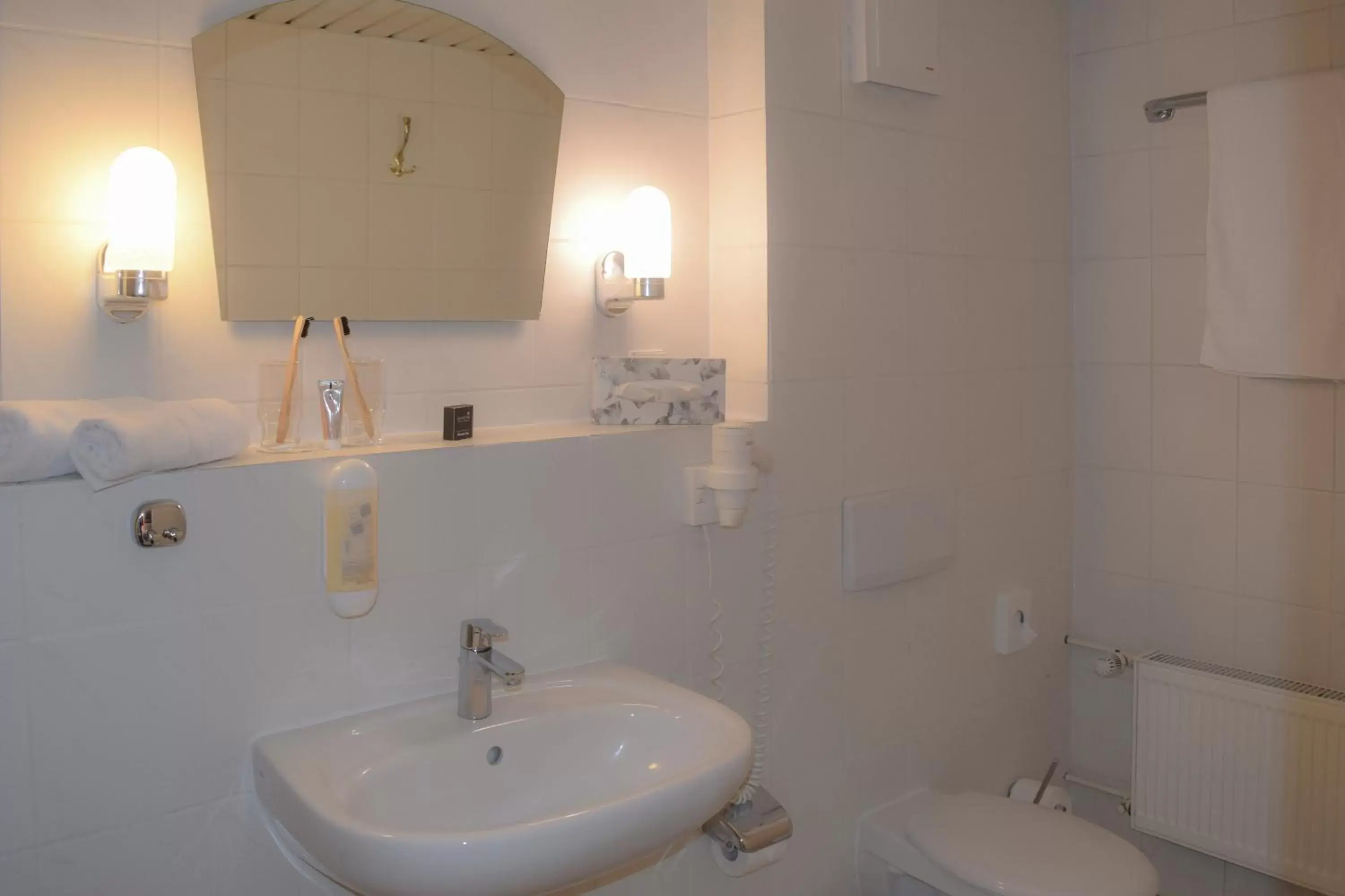 Bathroom in Hotel Weißes Schloß