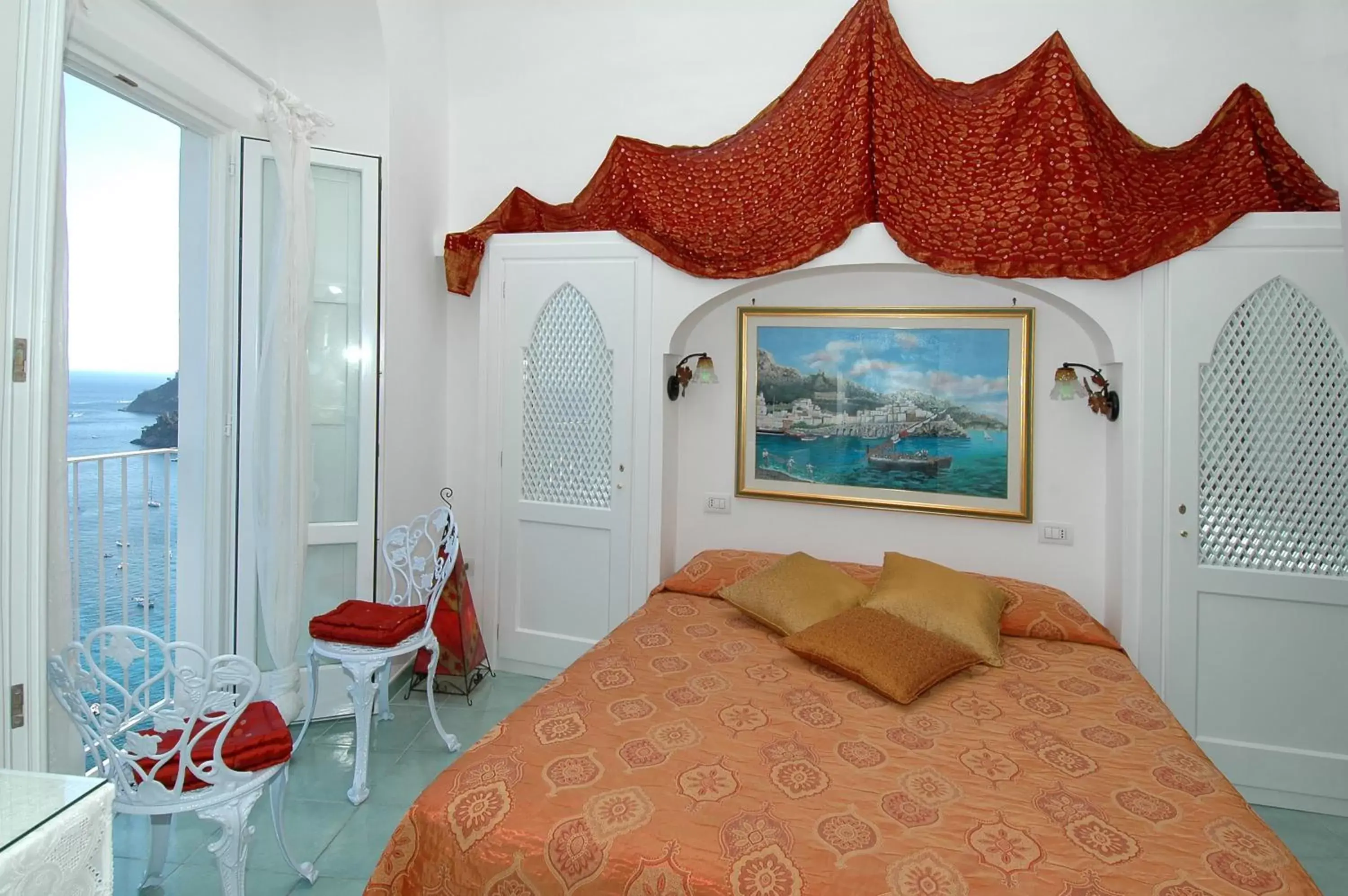 Superior Double Room with Sea View in Hotel La Ninfa Superior Double Room with Sea View in Hotel La Ninfa