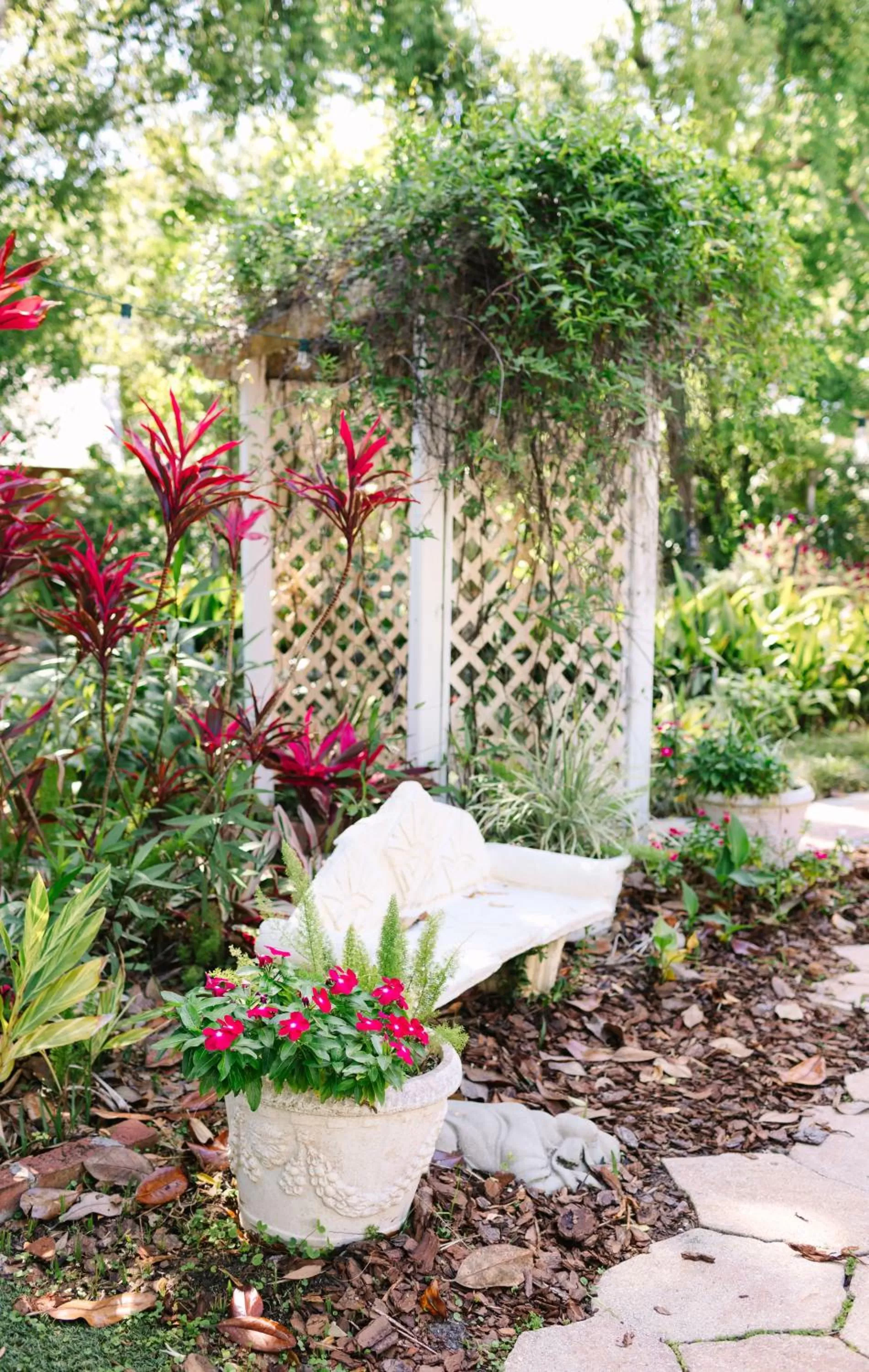 Garden in Sweetwater Branch Inn