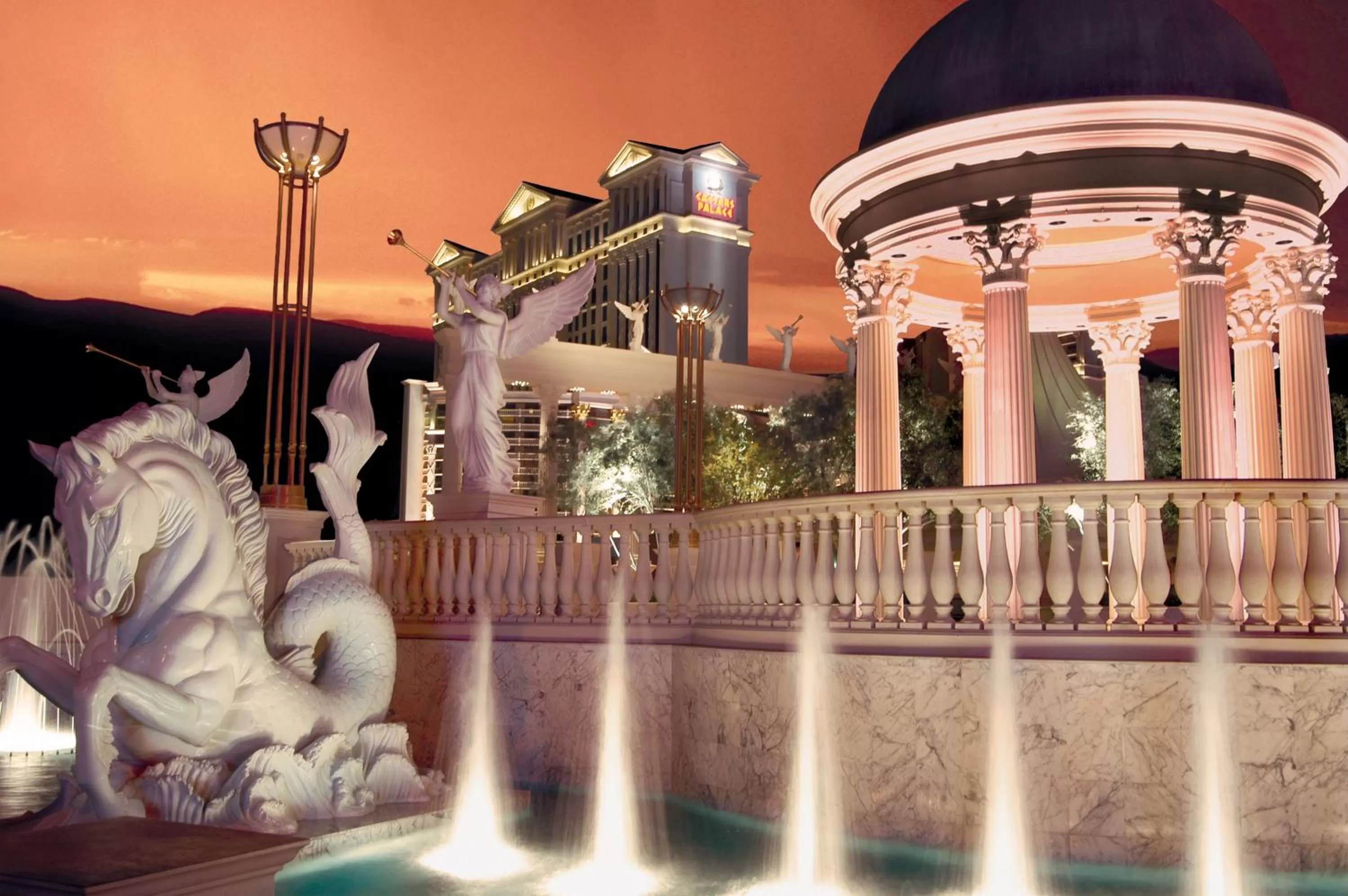 Facade/entrance in Caesars Palace Hotel & Casino