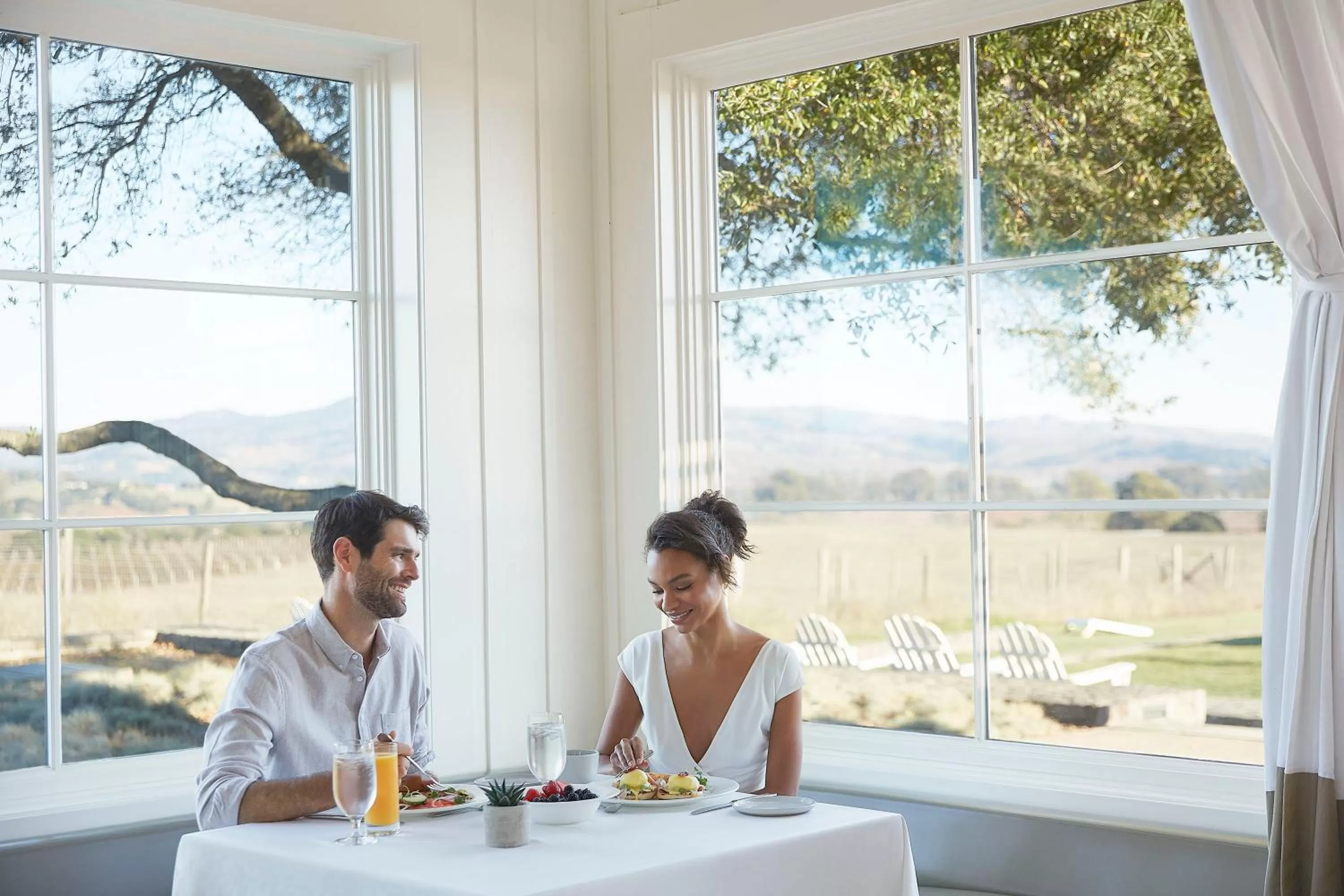 Food and drinks in Carneros Resort and Spa