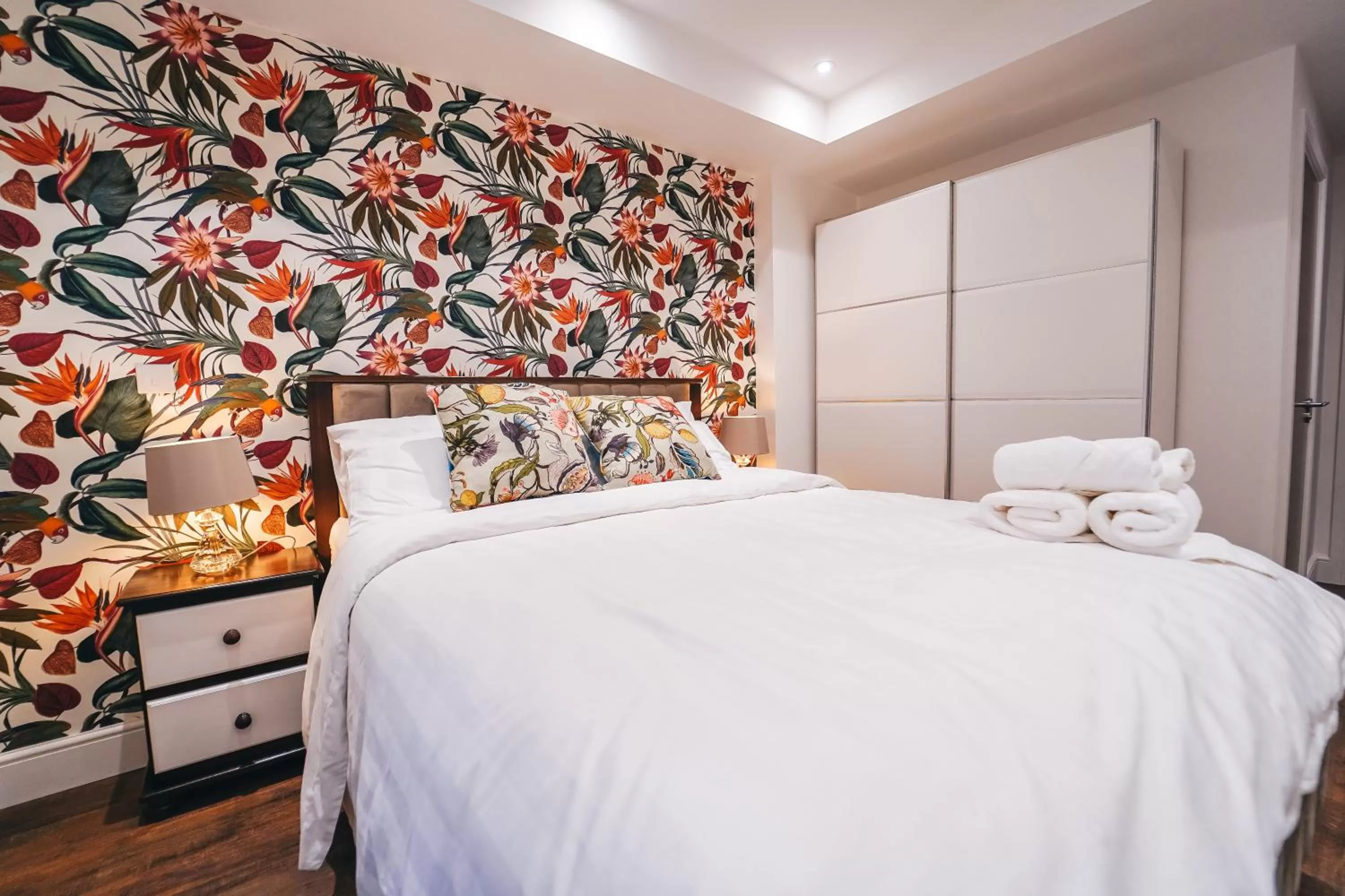 Bed in The Avonmore Olympia