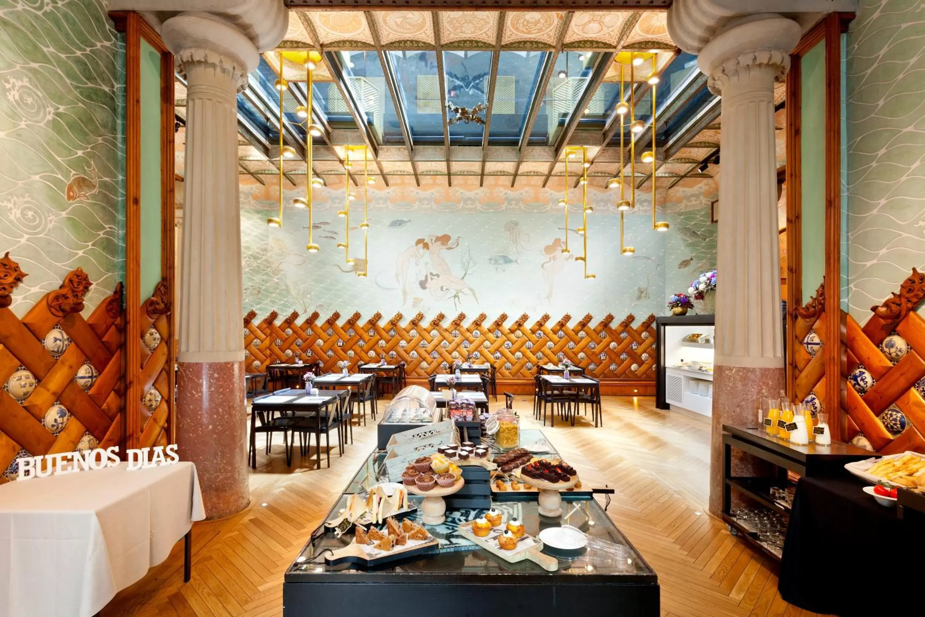 Buffet breakfast, Restaurant/Places to Eat in Hotel España Ramblas
