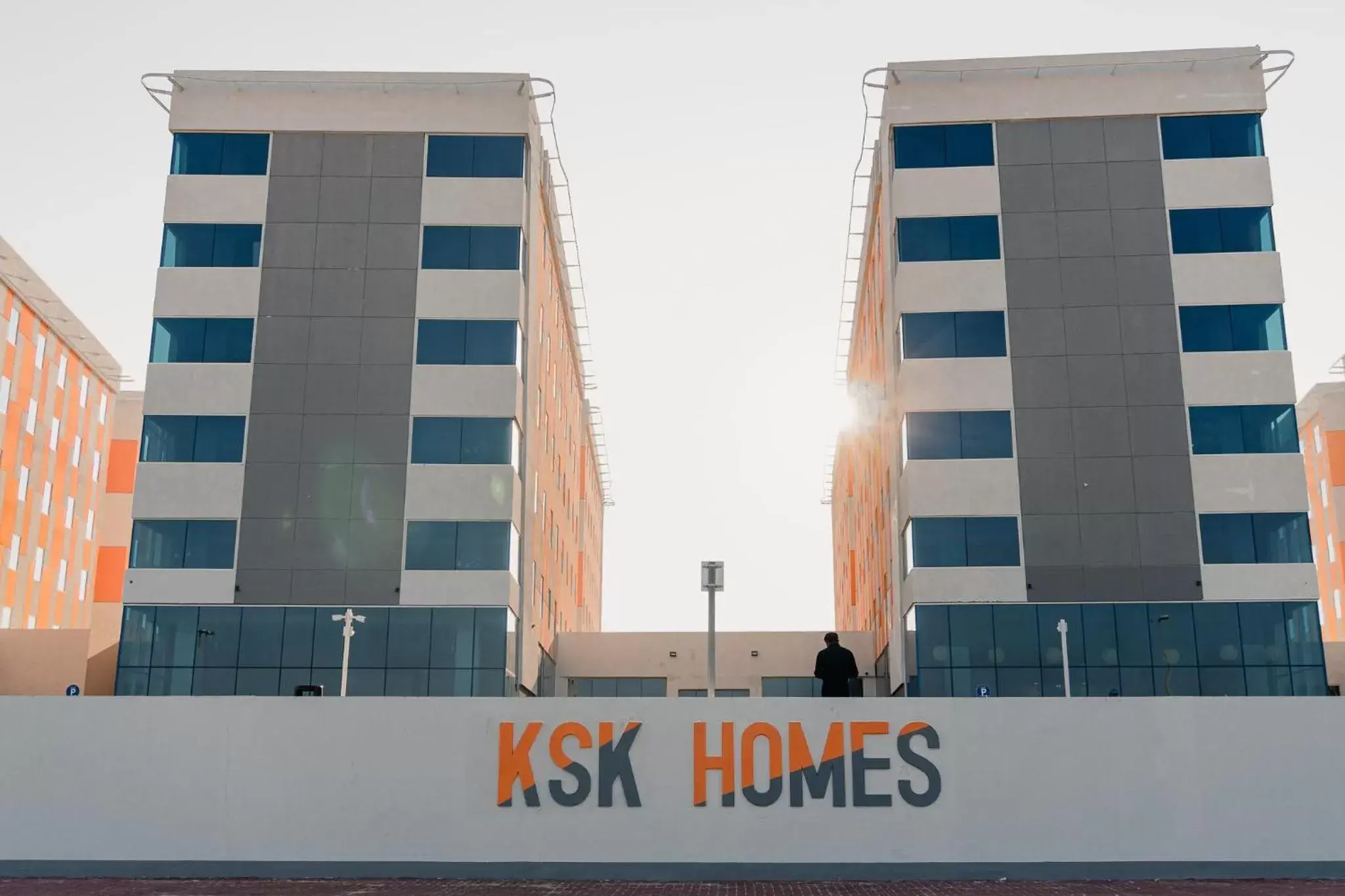 Property building in KSK Homes Hotel Dubai Academic City