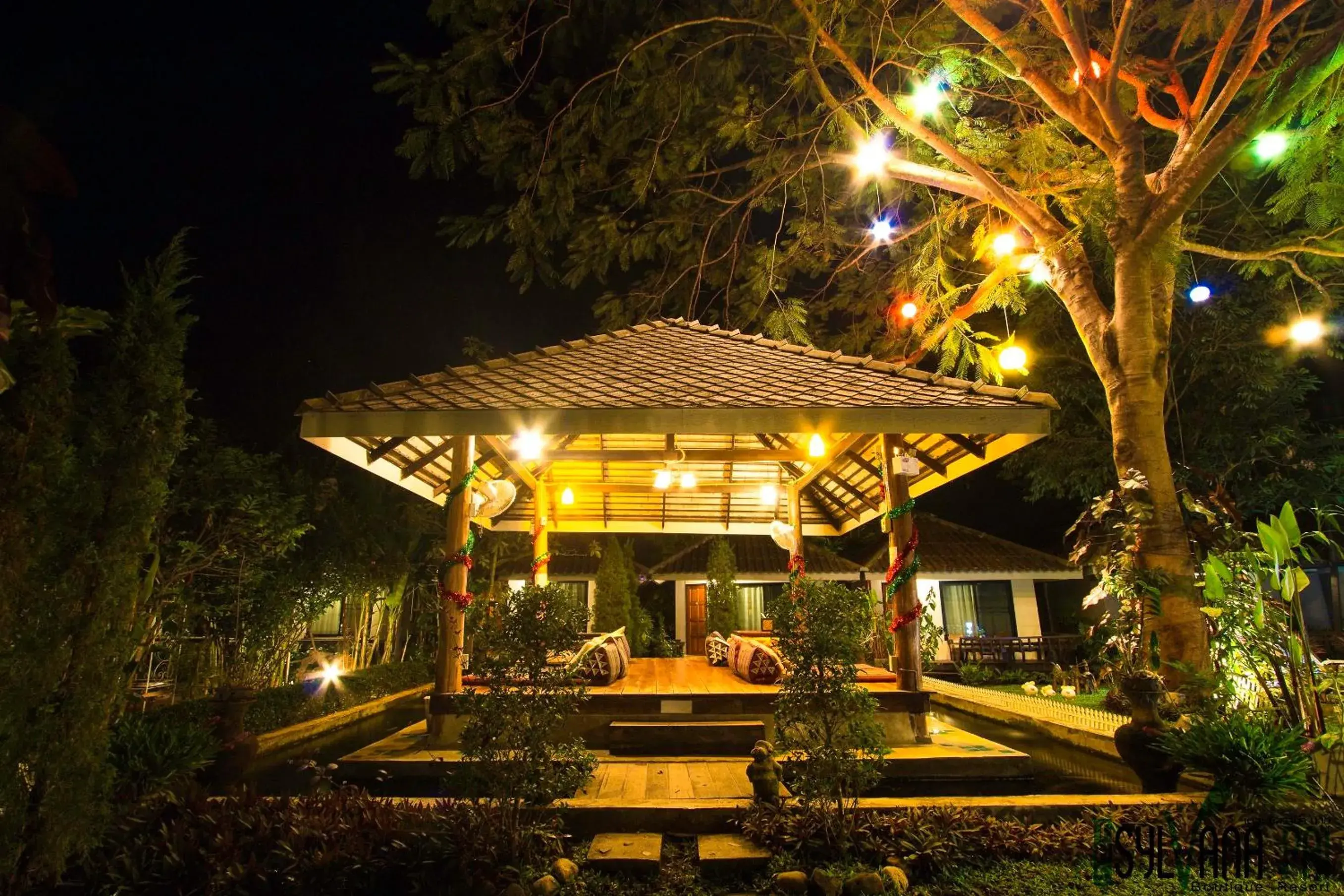 Garden, Property Building in The Sylvana Pai Hotel