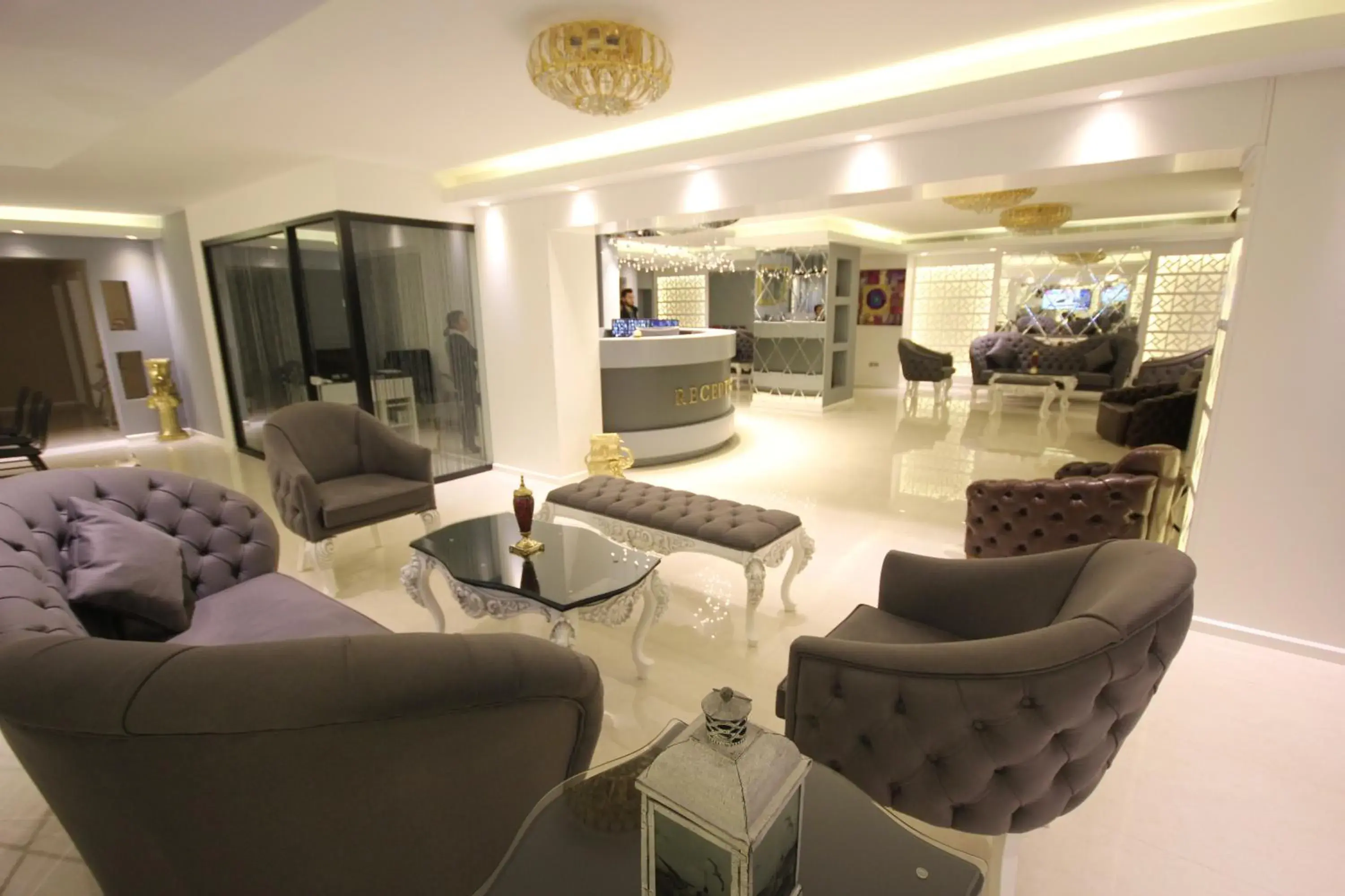 Lobby or reception, Lobby/Reception in Ankara Gold Hotel