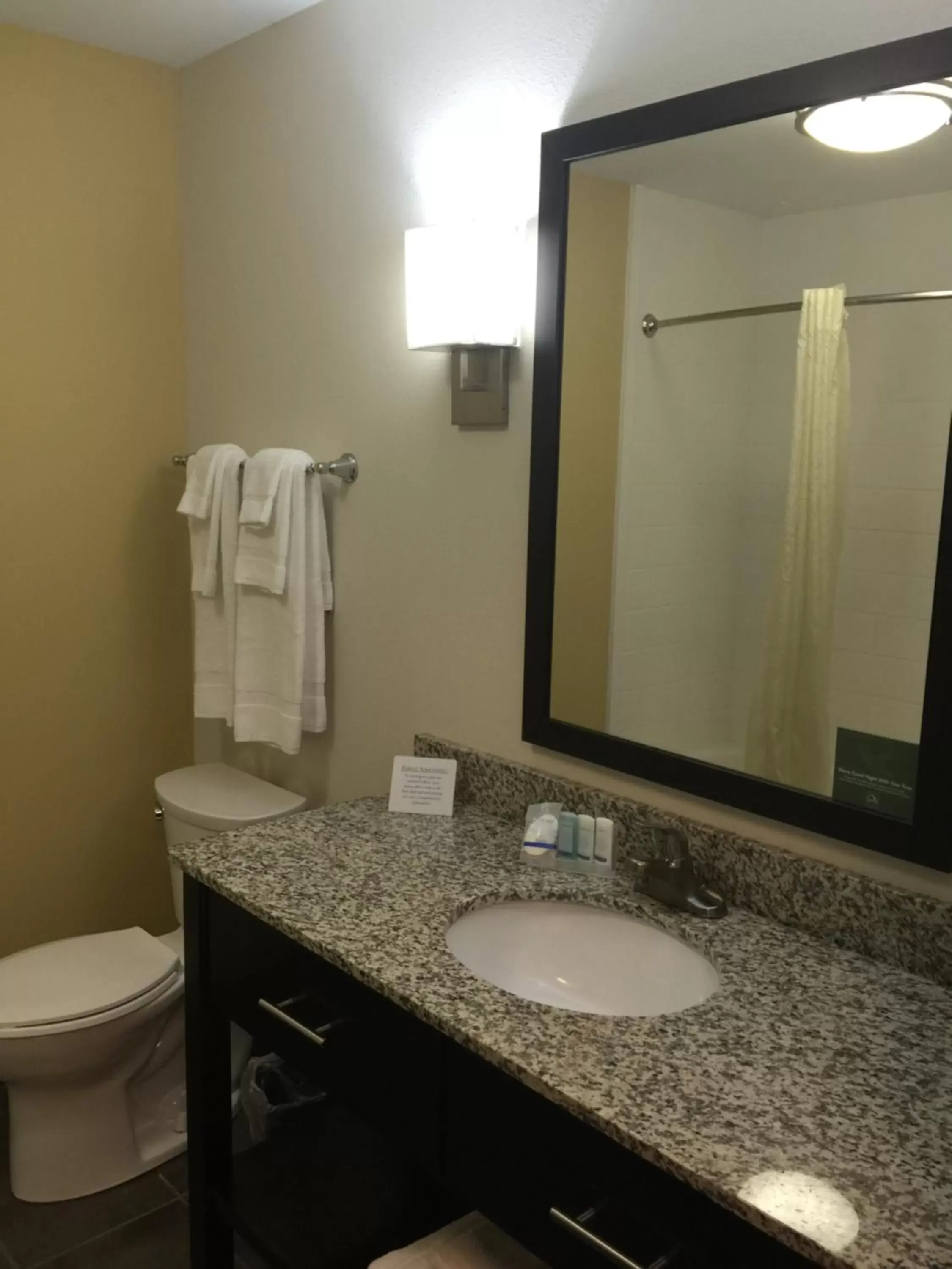 Bathroom in Sleep Inn & Suites Parkersburg