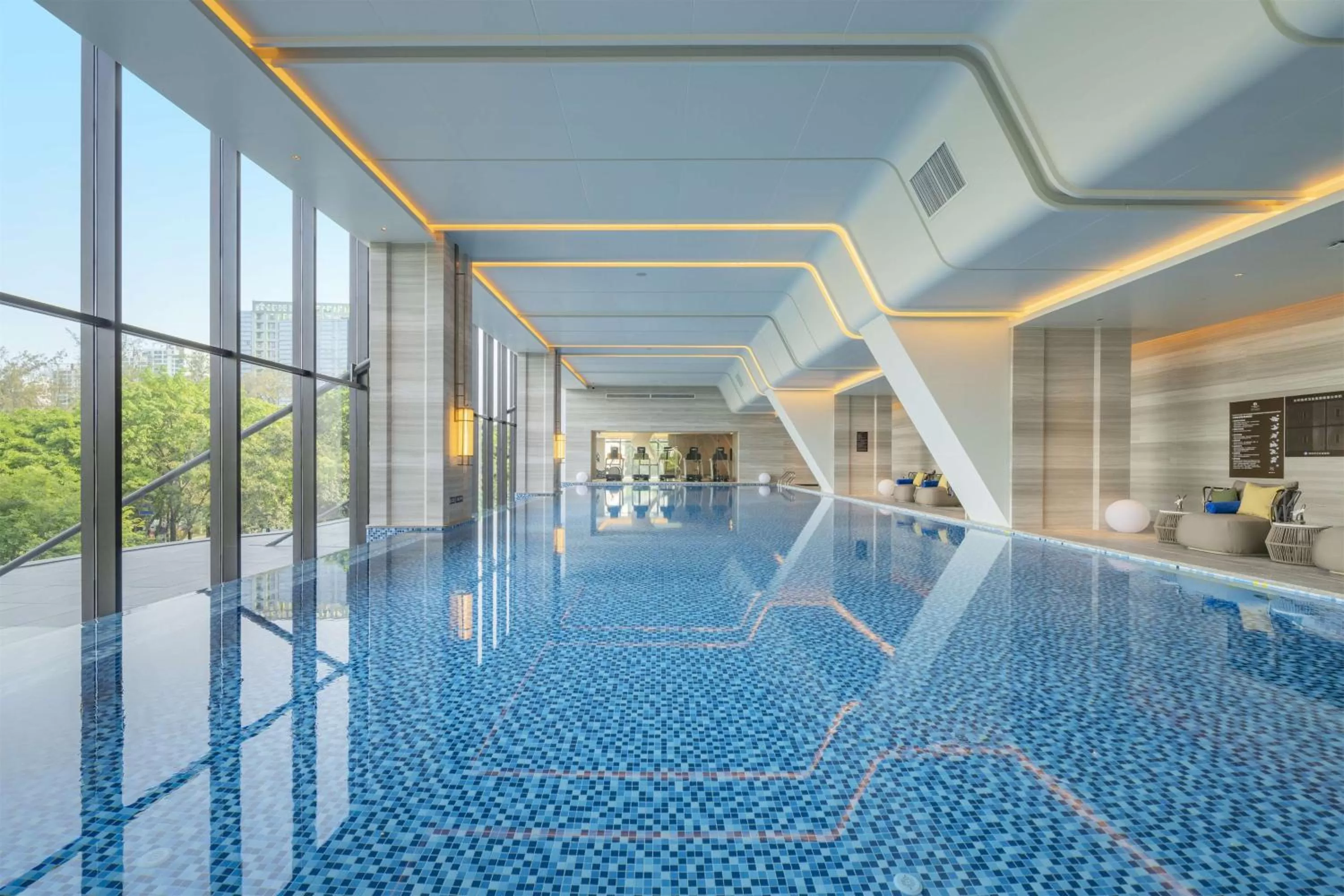Pool view in DoubleTree By Hilton Shenzhen Nanshan Hotel & Residences