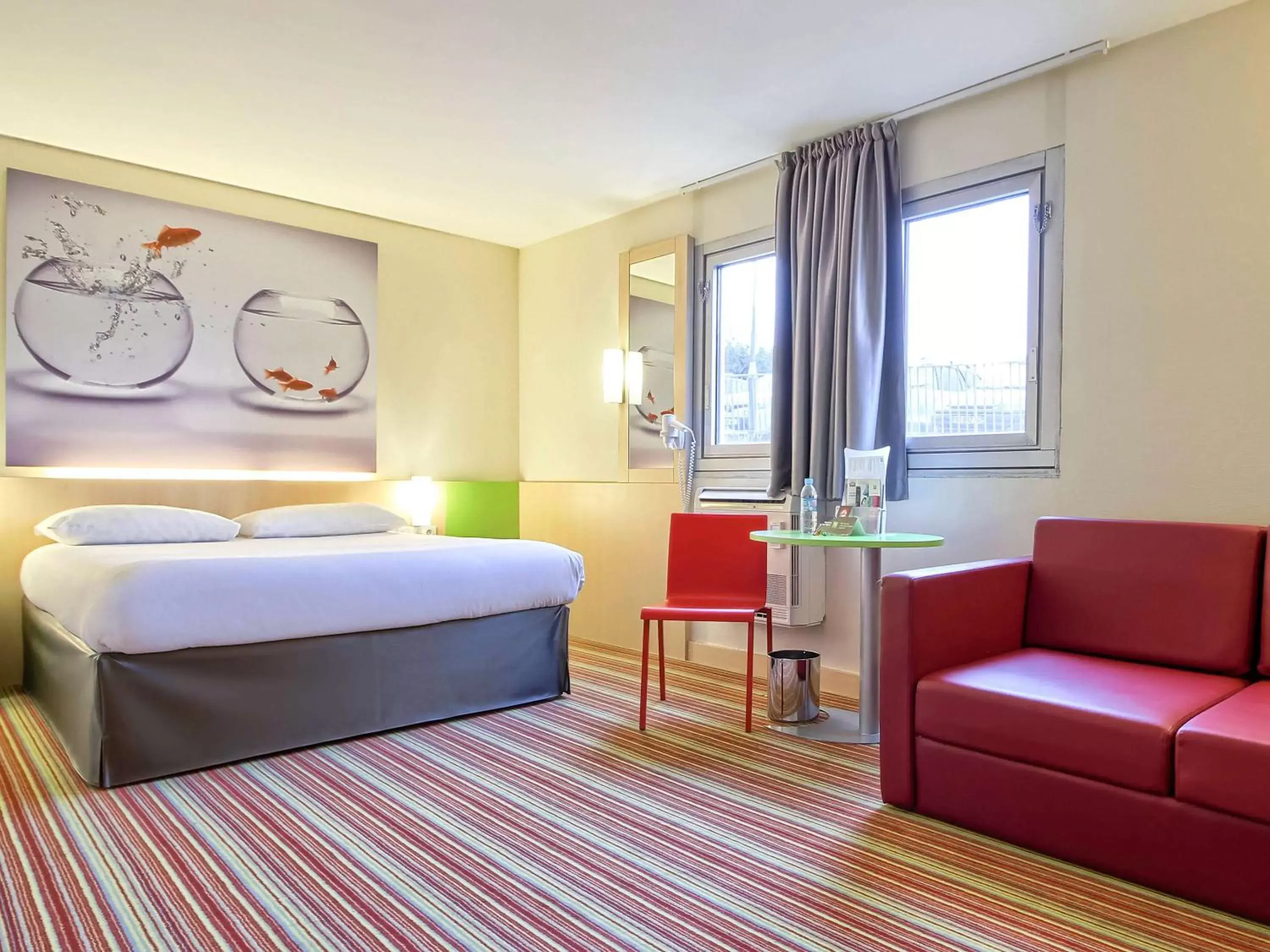 Photo of the whole room, Bed in ibis Styles Paris Roissy-CDG