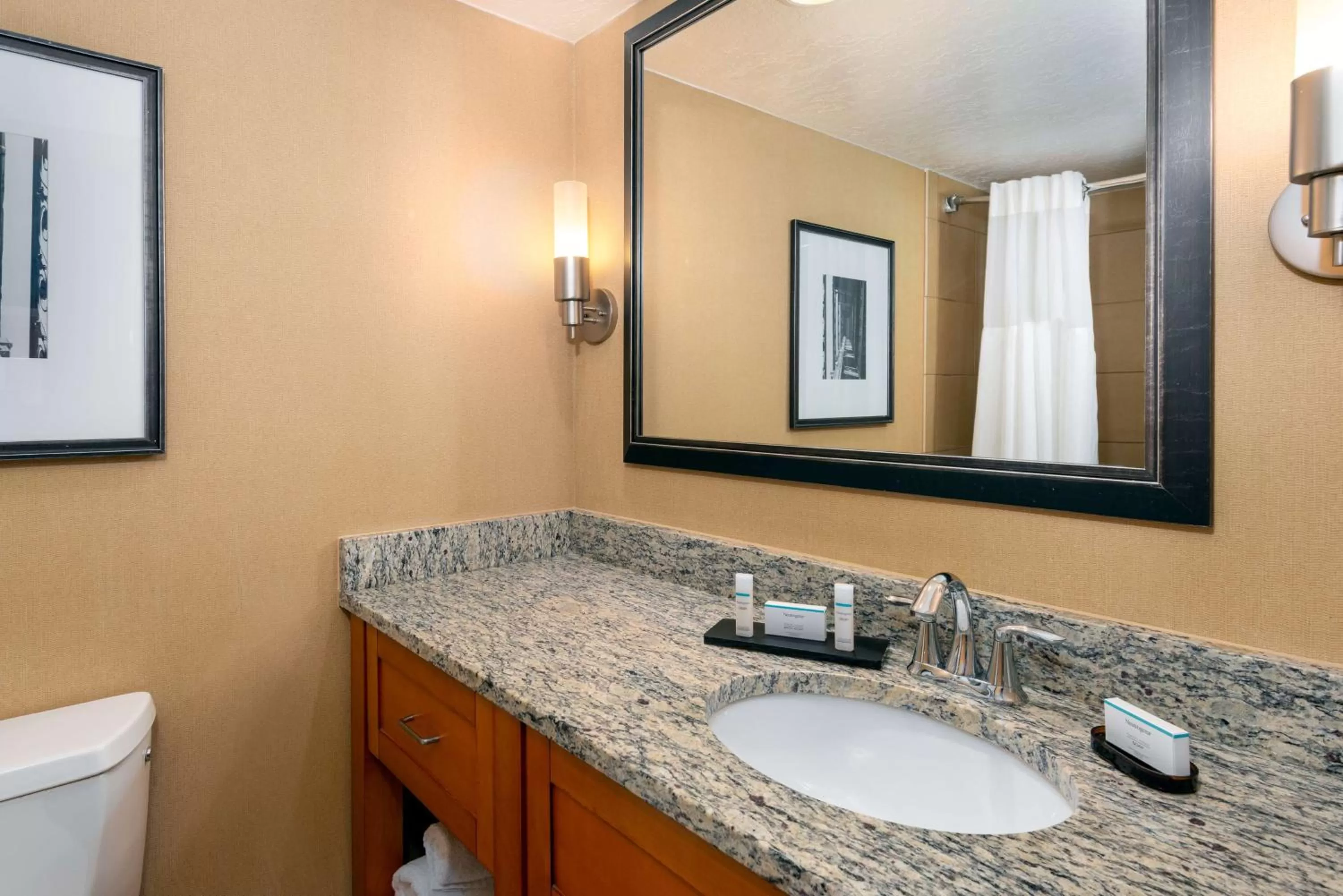 Bathroom in Embassy Suites by Hilton Kansas City International Airport
