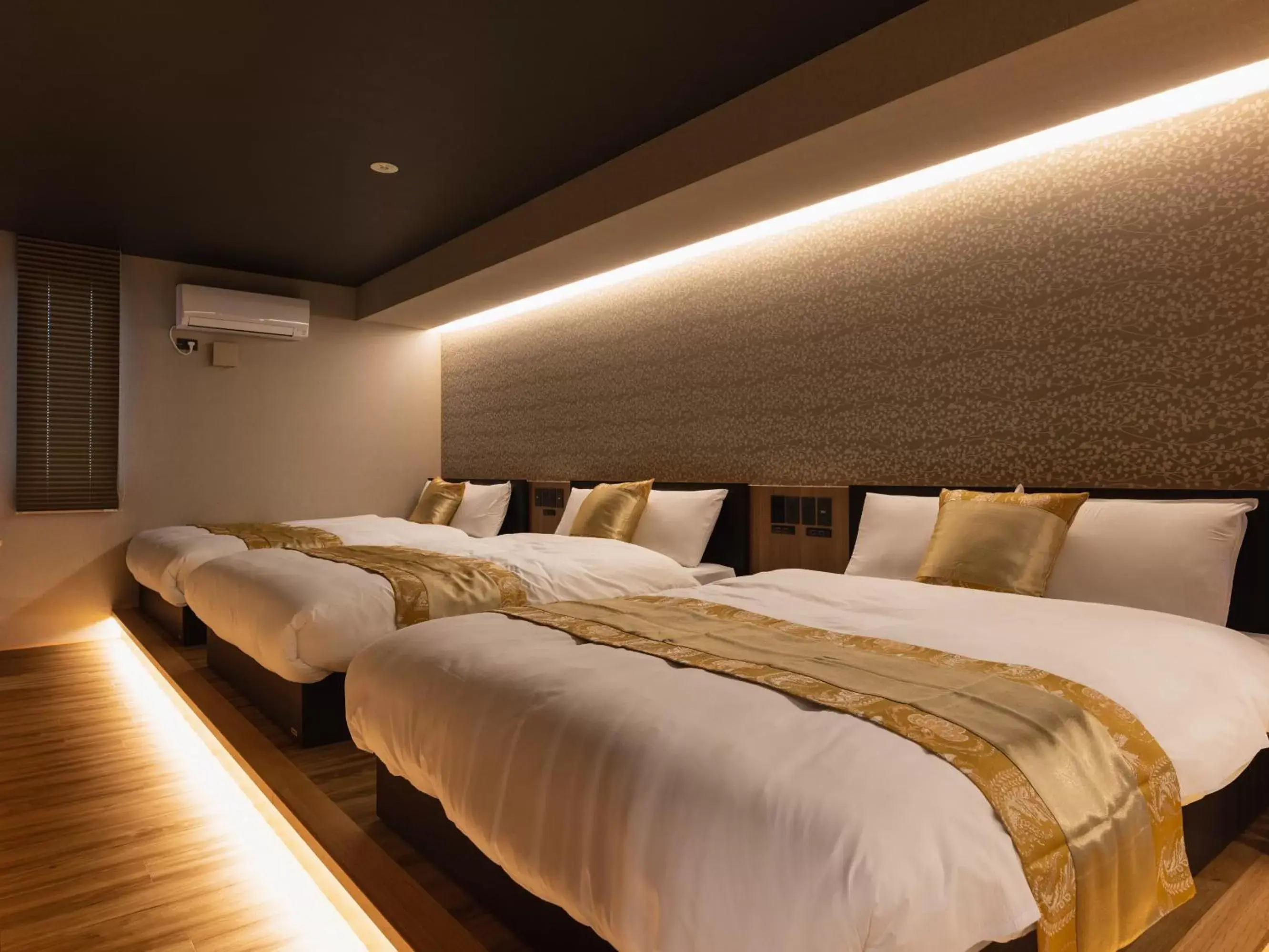 Bedroom, Bed in GRAND BASE Beppu Ekimae