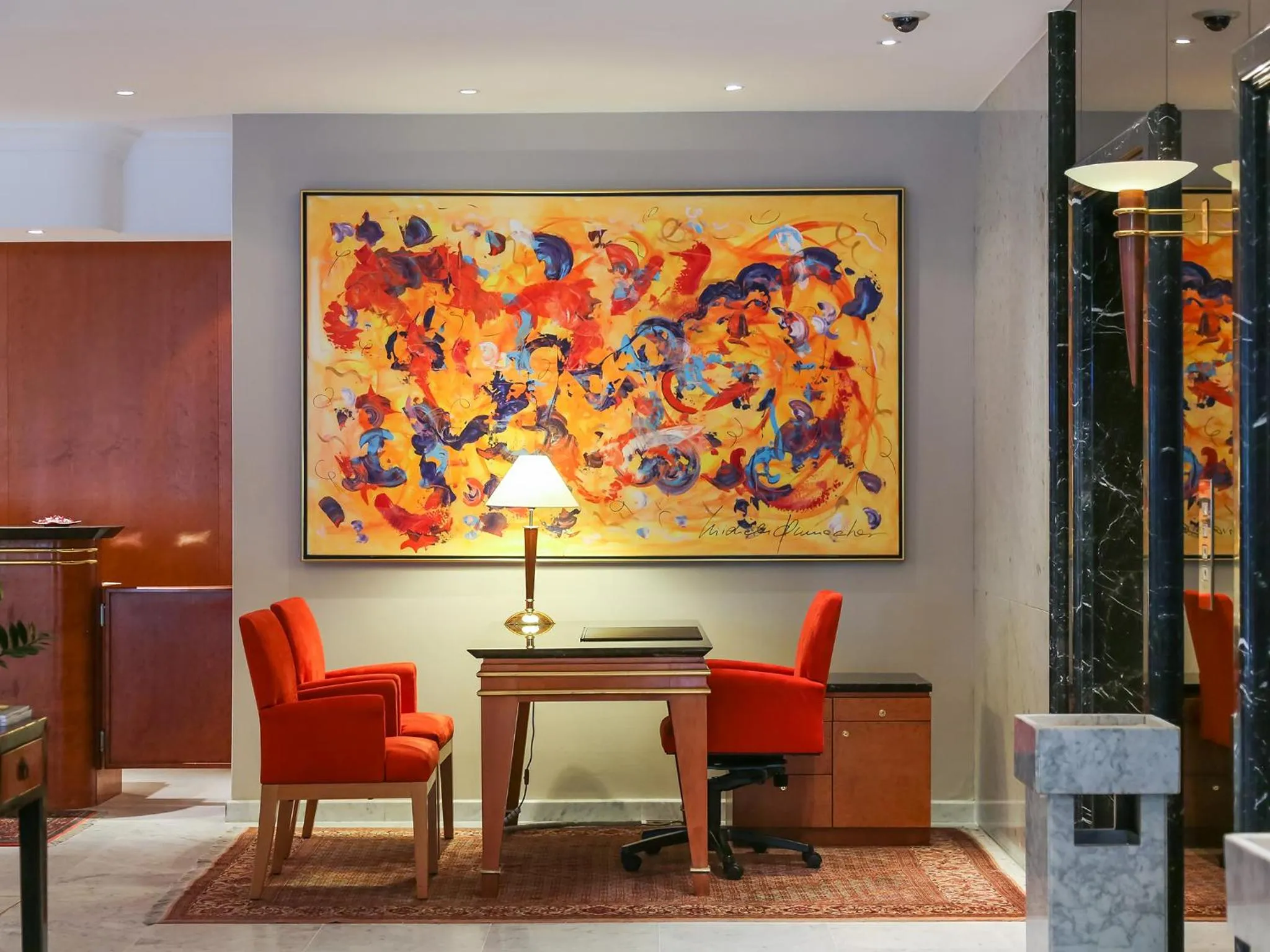 Lobby or reception in Le Royal Hotels & Resorts Luxembourg