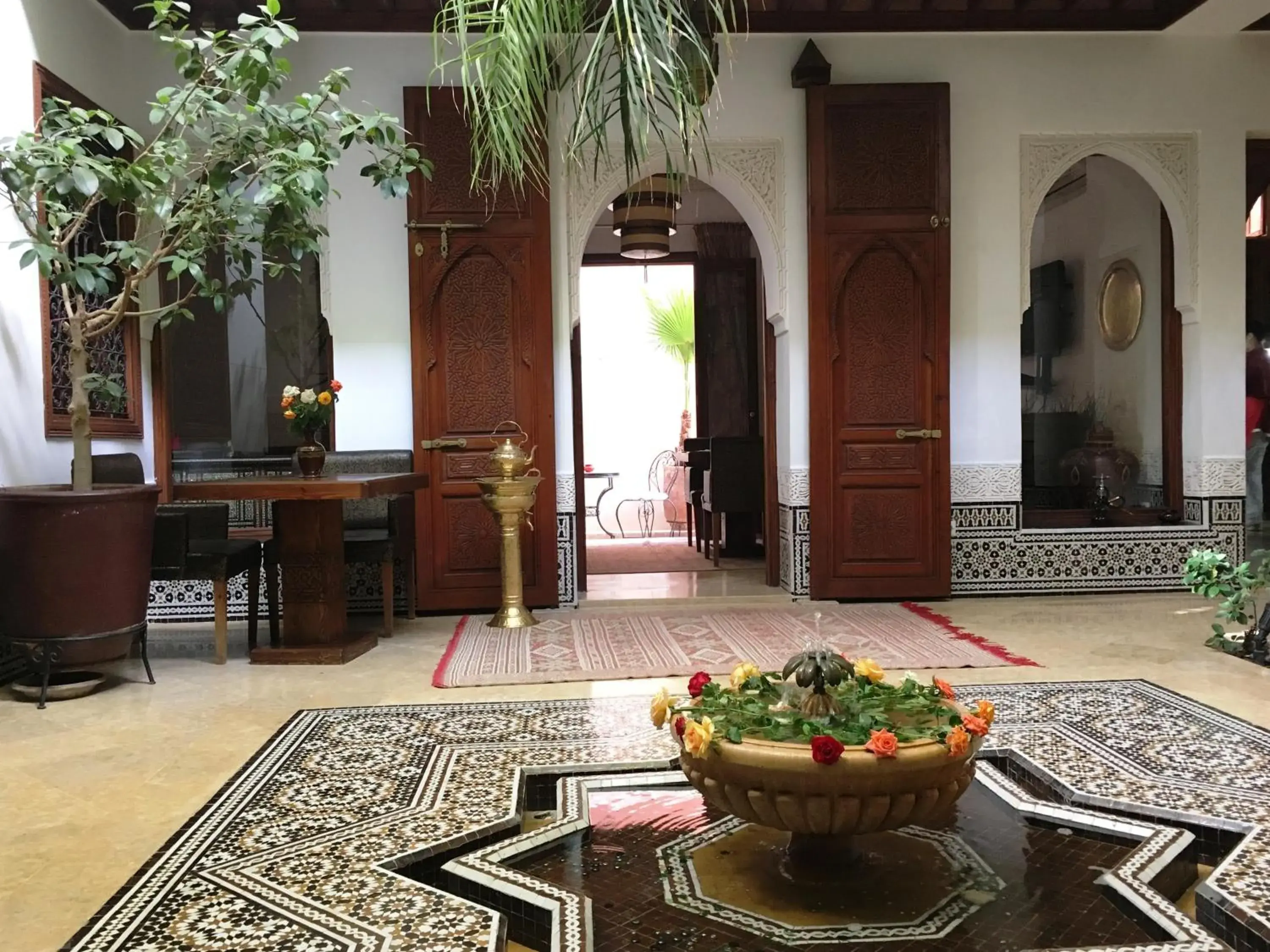 Patio in Riad Viva