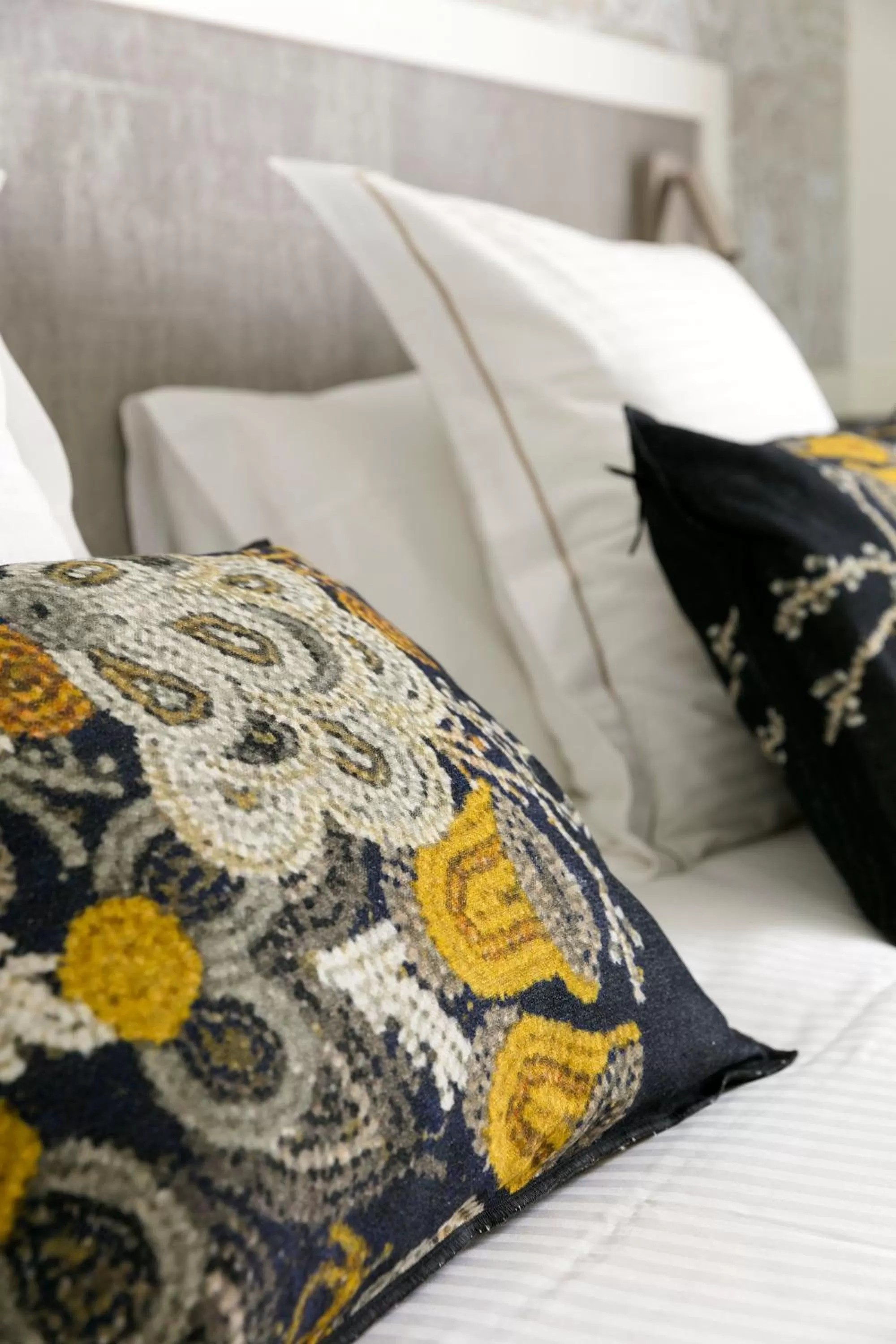 Decorative detail, Bed in Continental Hotel