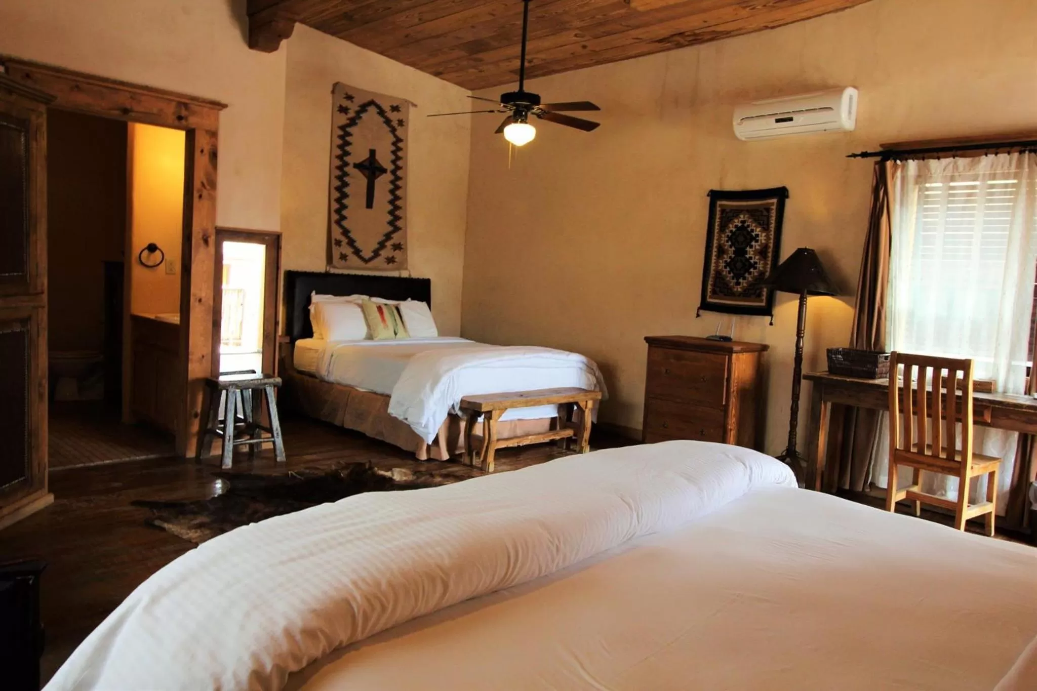 Bed in The Maverick Inn