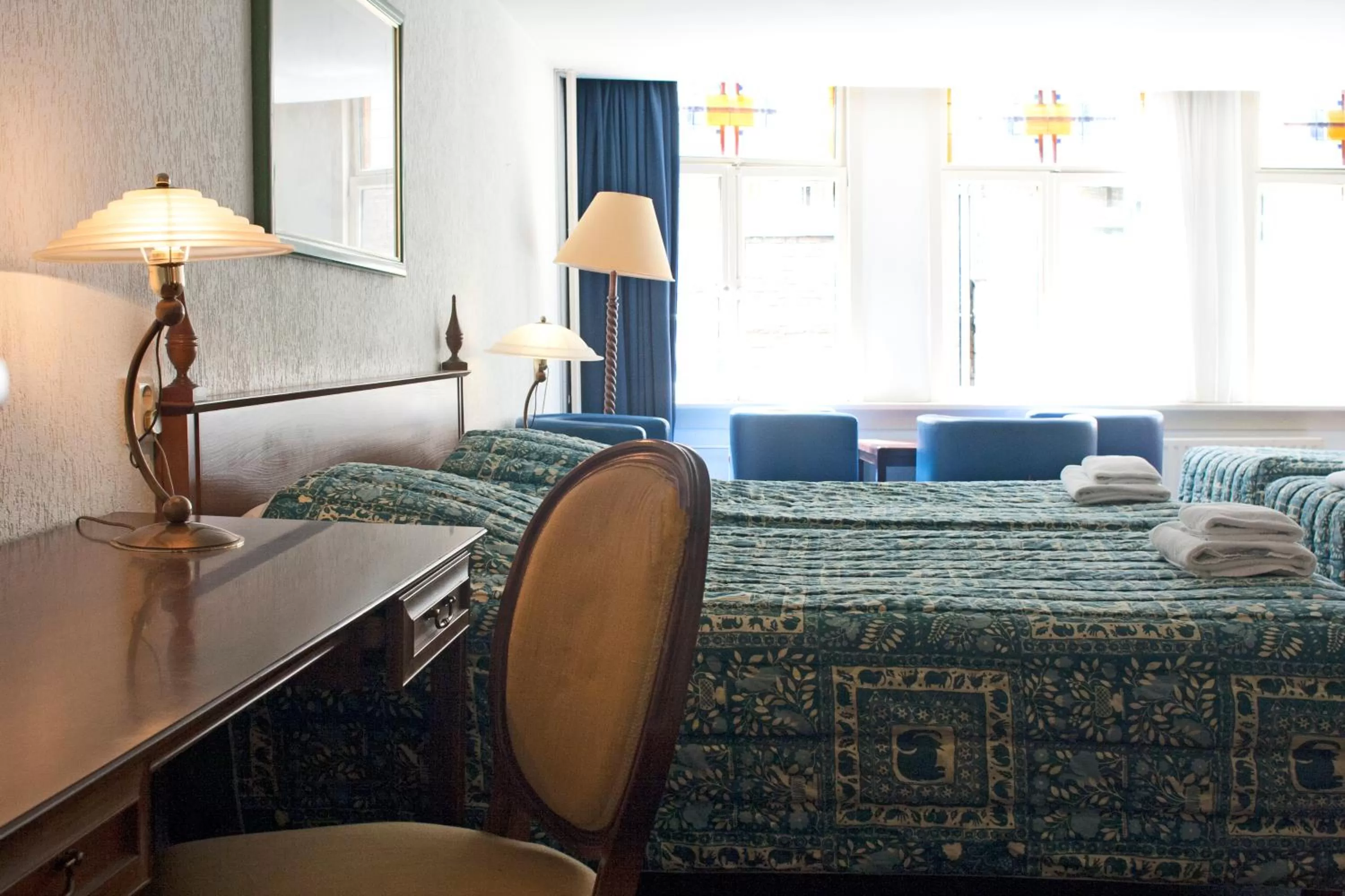 Bed in Hotel Prins Hendrik