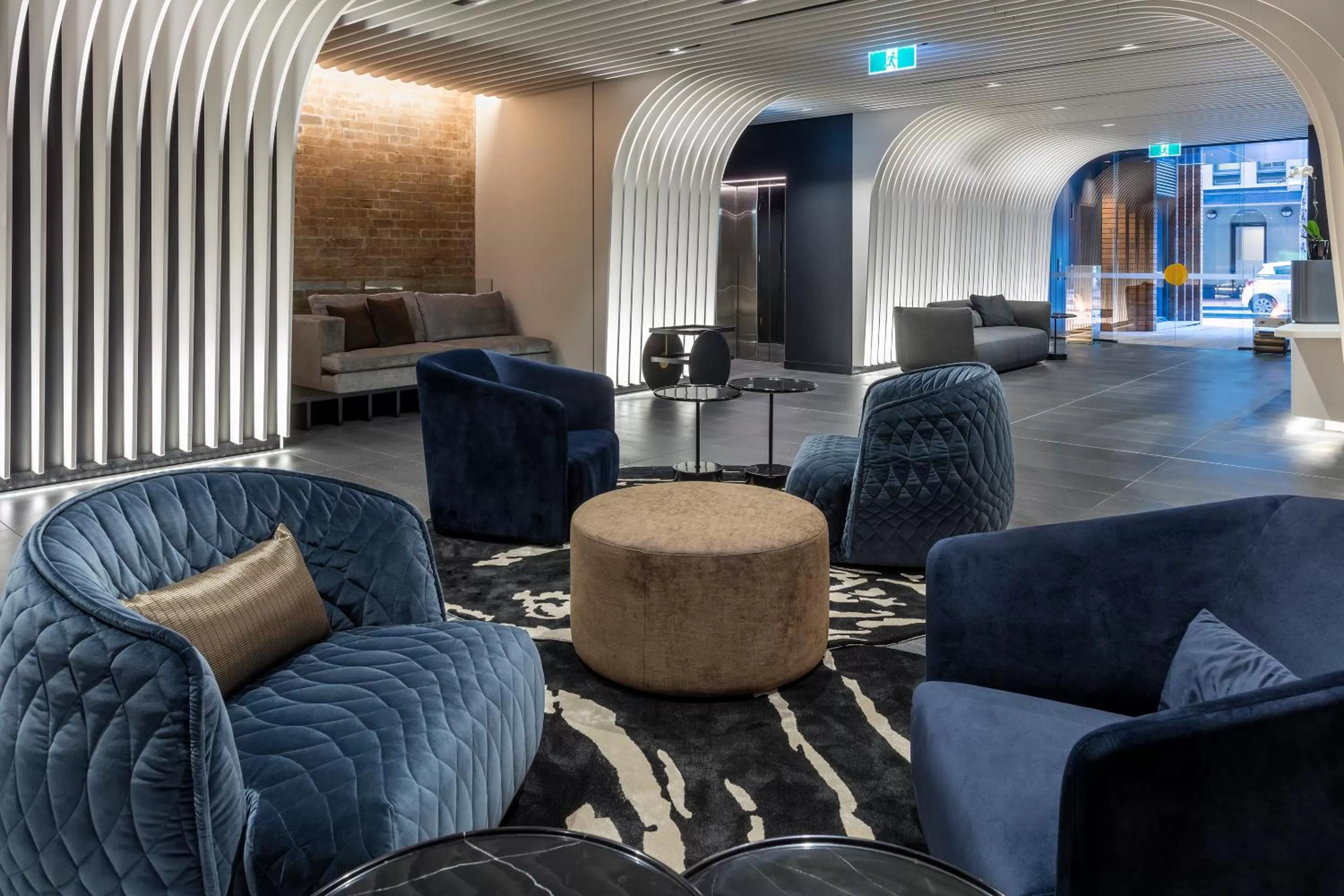 Lobby or reception in SKYE Suites Sydney
