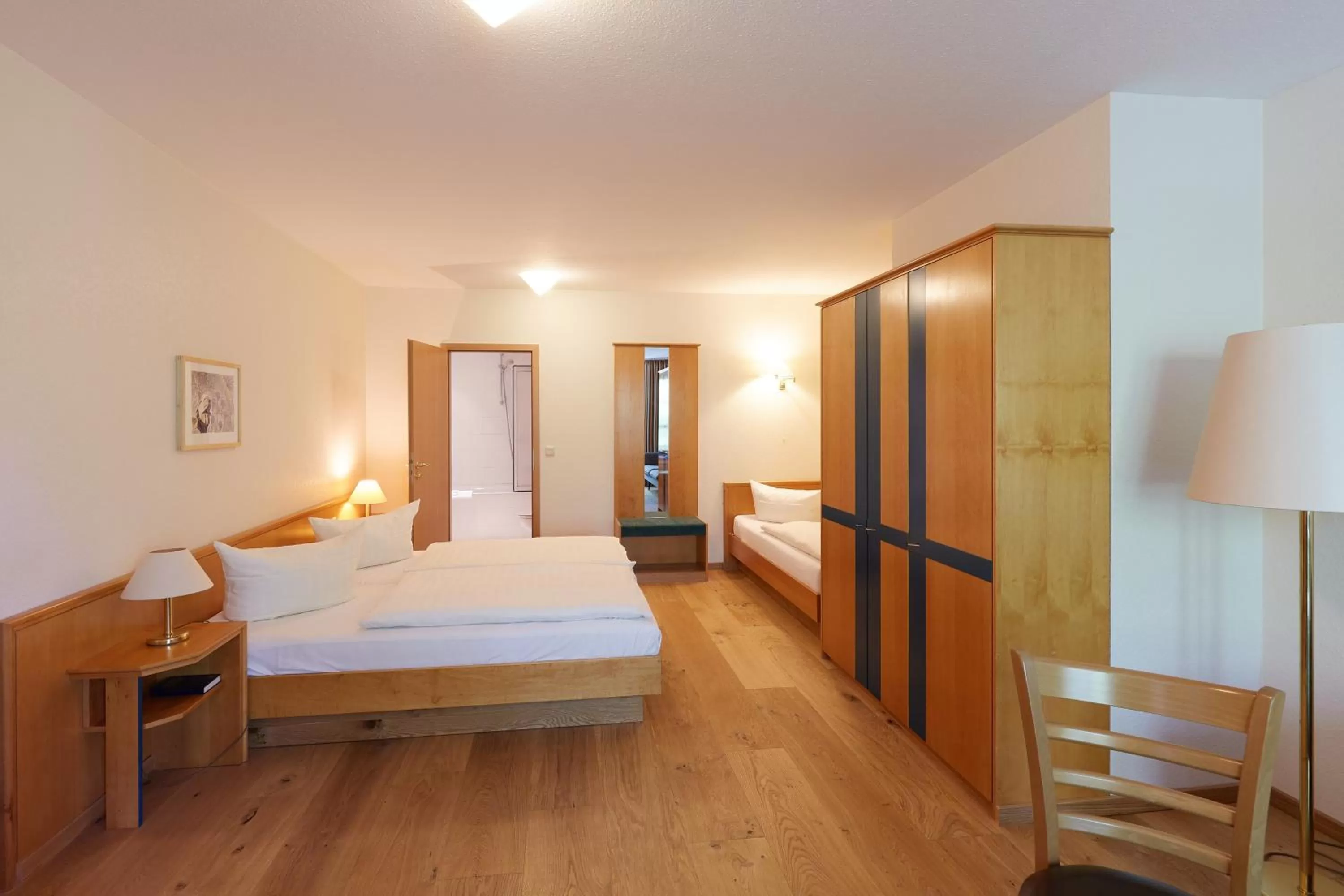 Bed in Hotel garni "Zum Eichwerder"