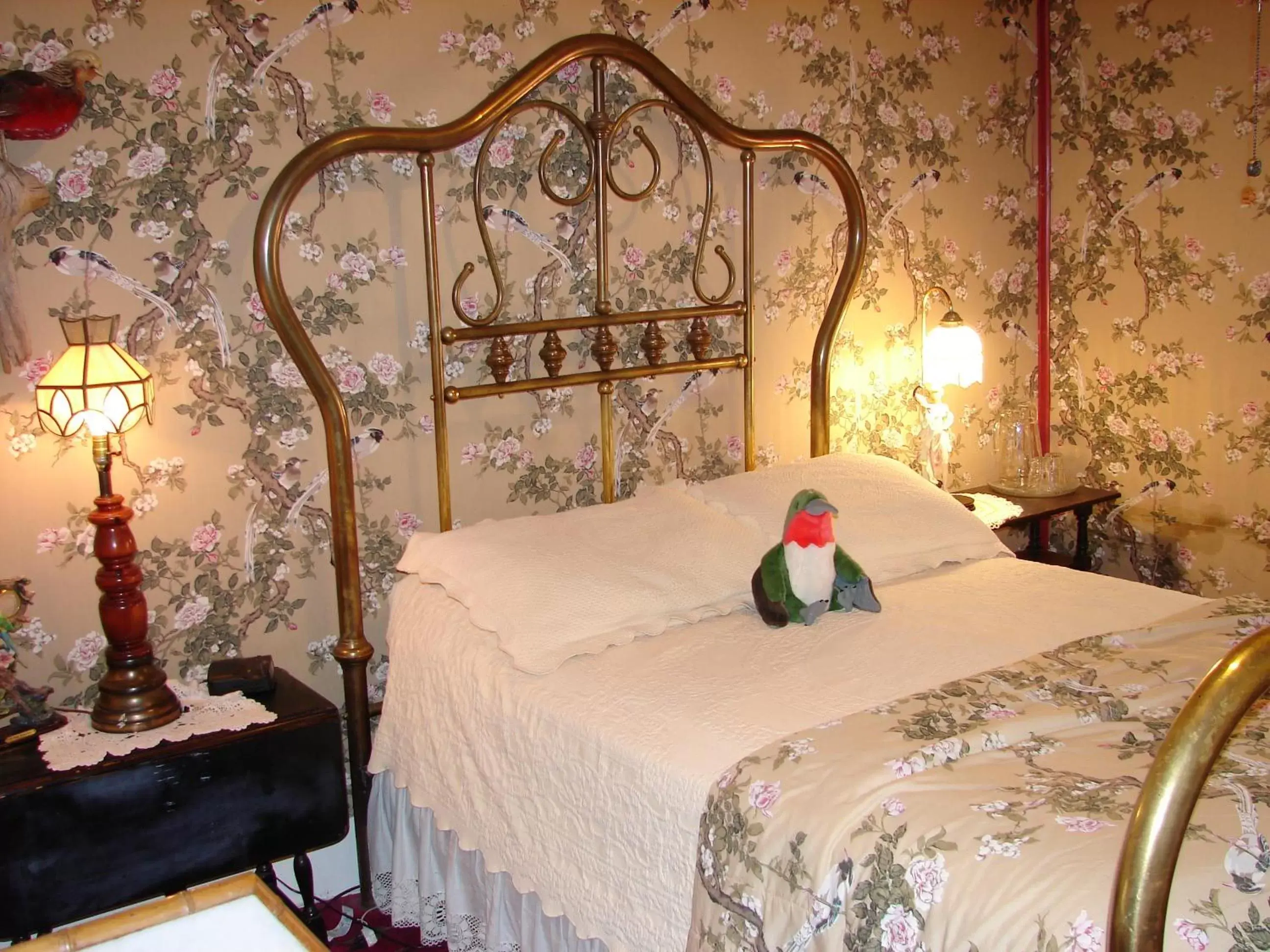 Decorative detail, Bed in Bisbee Grand Hotel