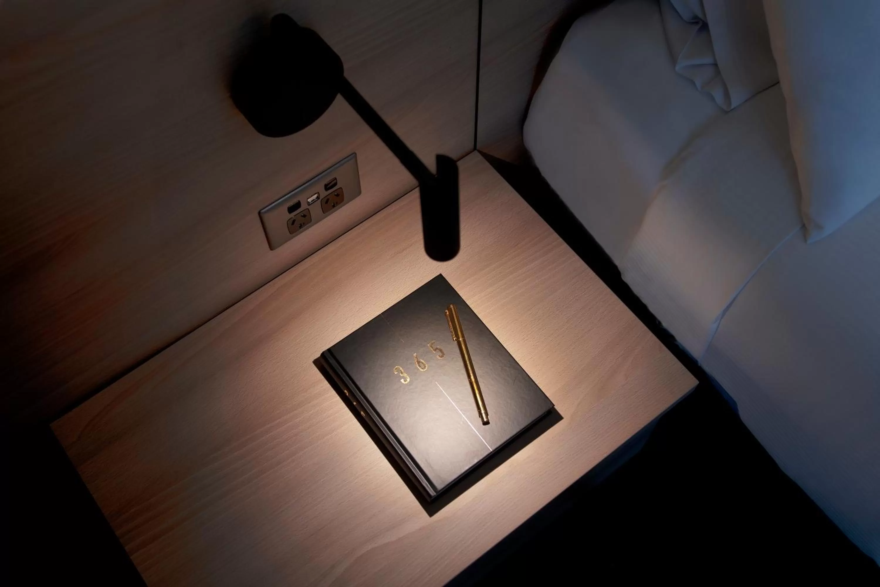 Decorative detail, Bed in Novotel Melbourne South Wharf