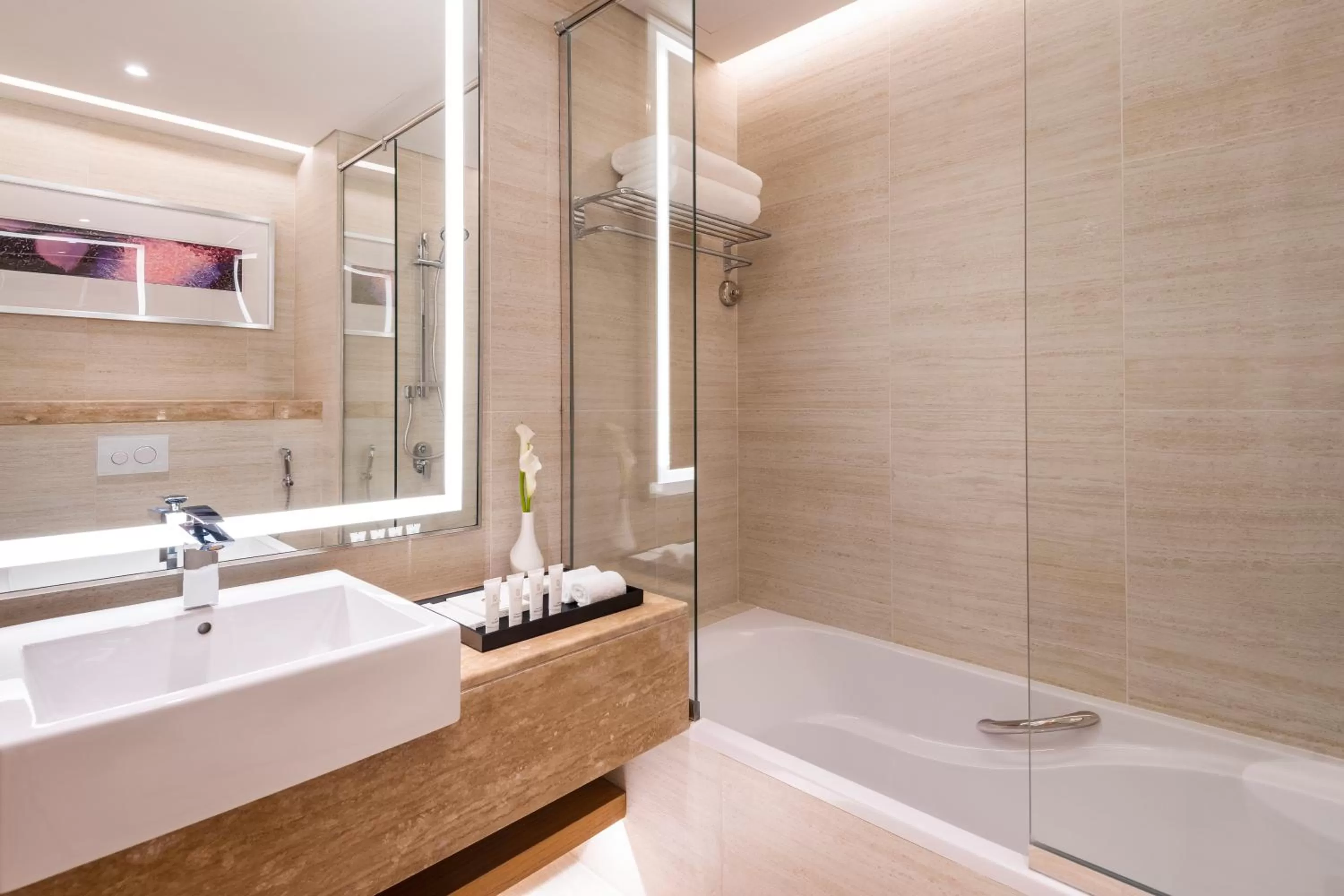 Toilet in Jouri a Murwab hotel Doha