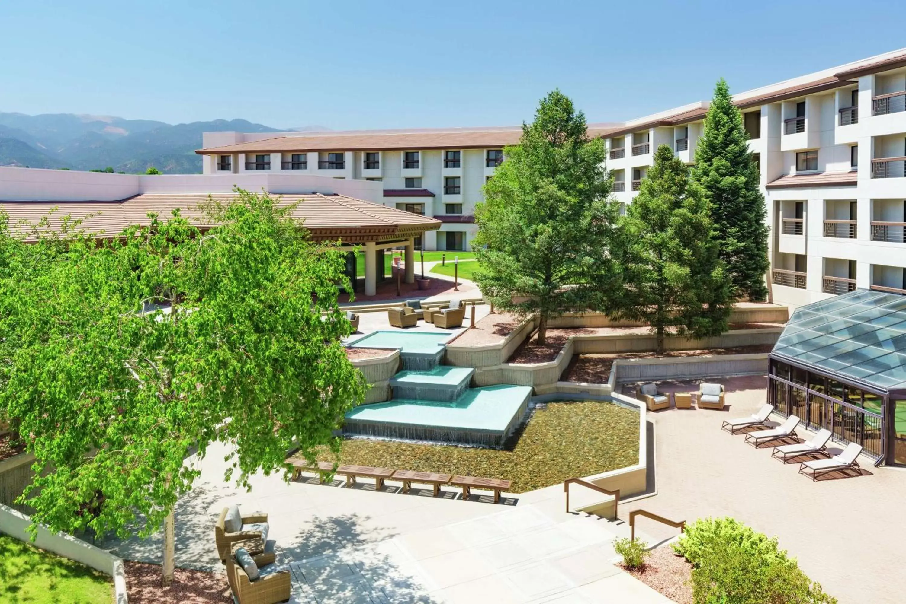 Property building, Swimming Pool in DoubleTree by Hilton Colorado Springs