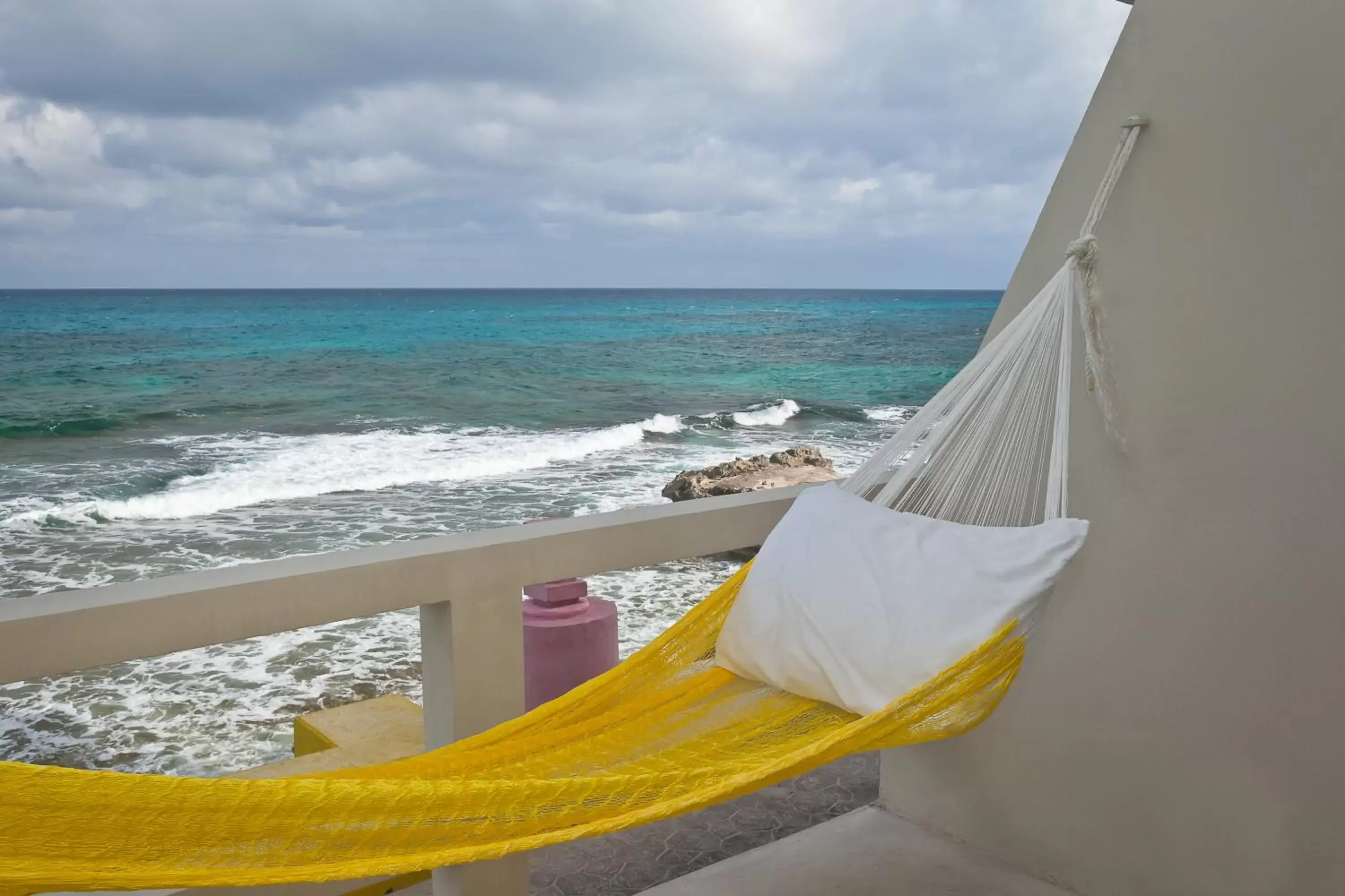 Balcony/Terrace in Rocamar Hotel Isla Mujeres