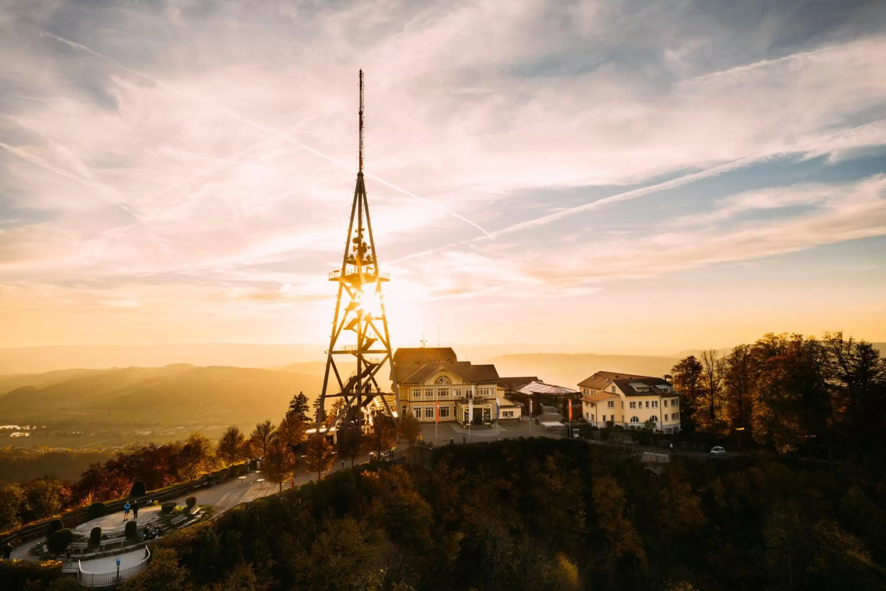 Property building, Sunrise/Sunset in Hotel UTO KULM - car-free