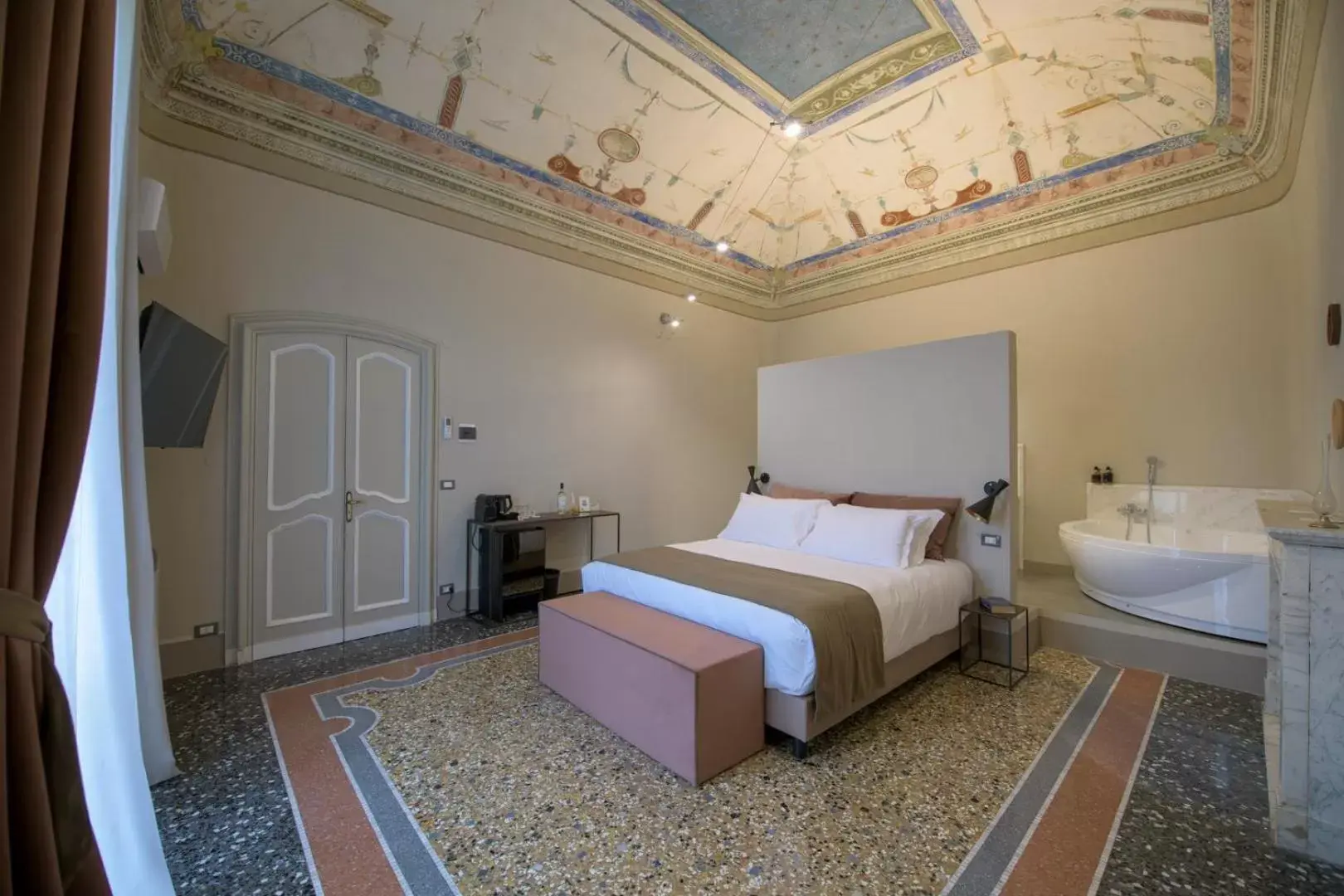 Bed in Palazzo Sertorio Suites