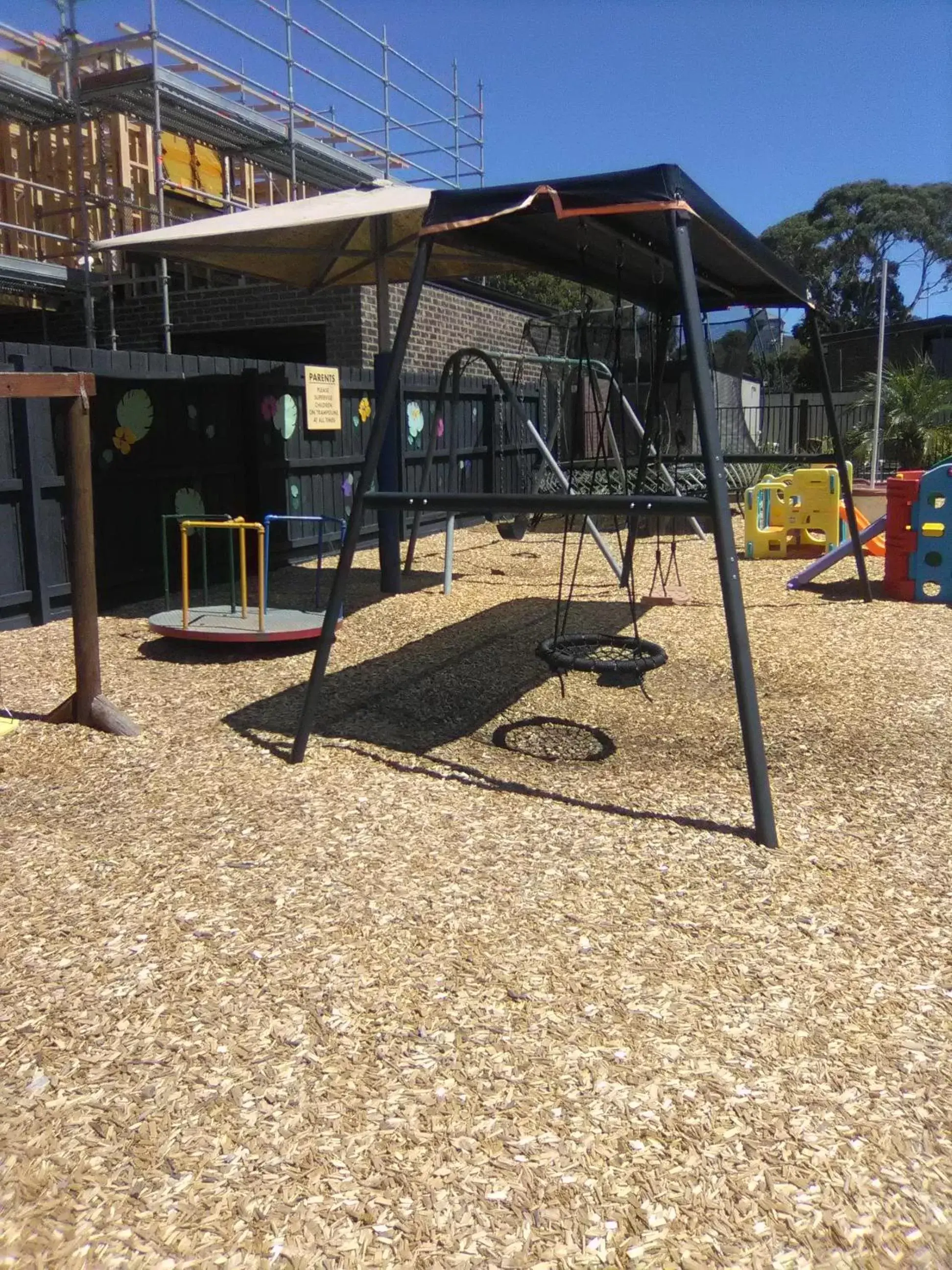 Children play ground, Children's Play Area in Seahorse Motel Cowes