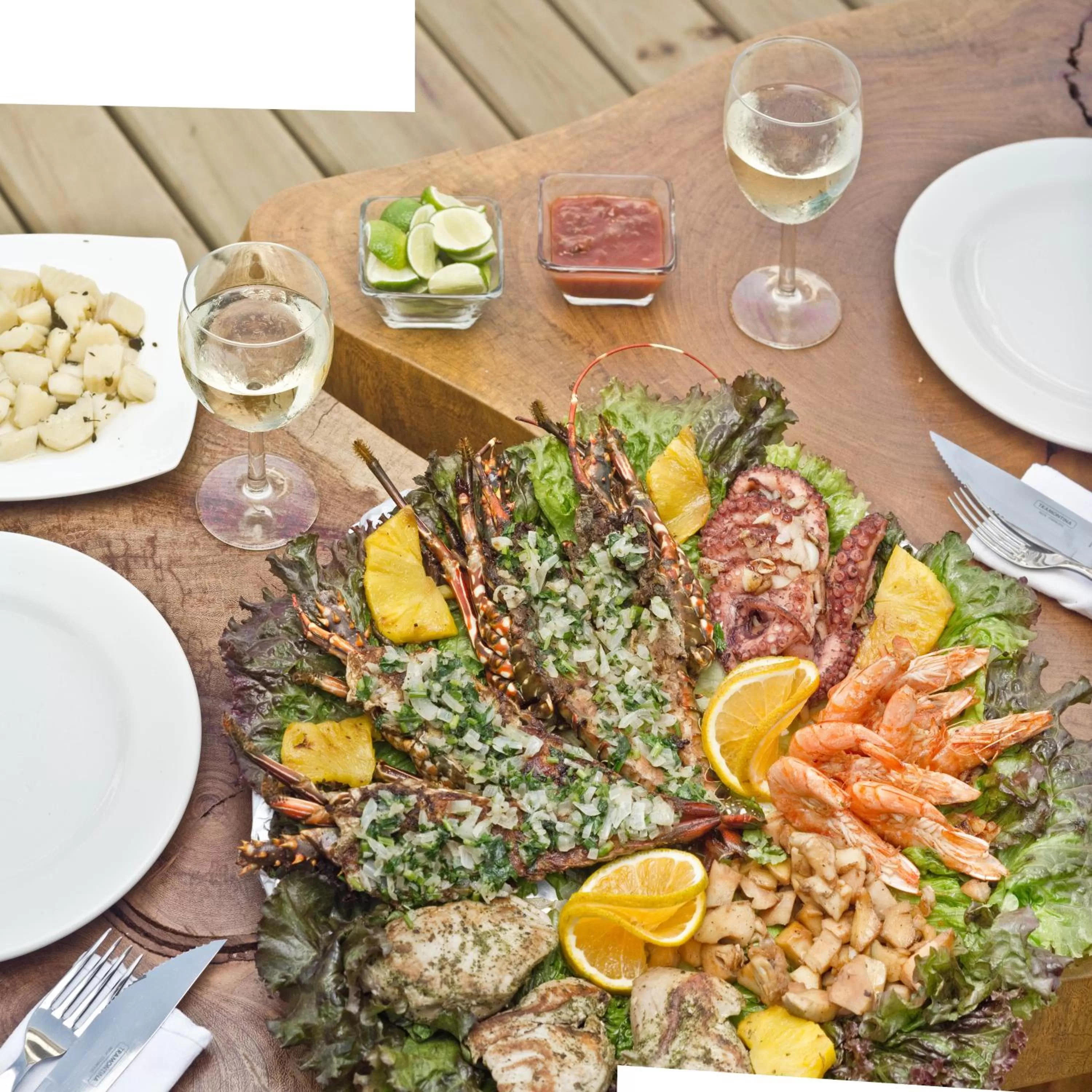 Food in Bungalows Zicatela