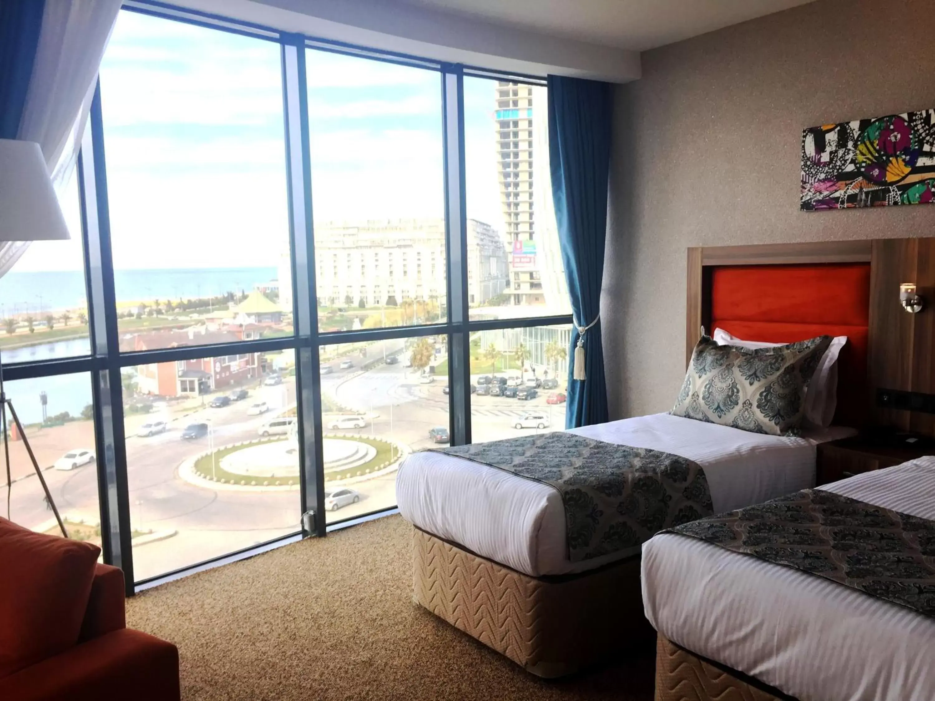 Bedroom in Sky Tower Hotel