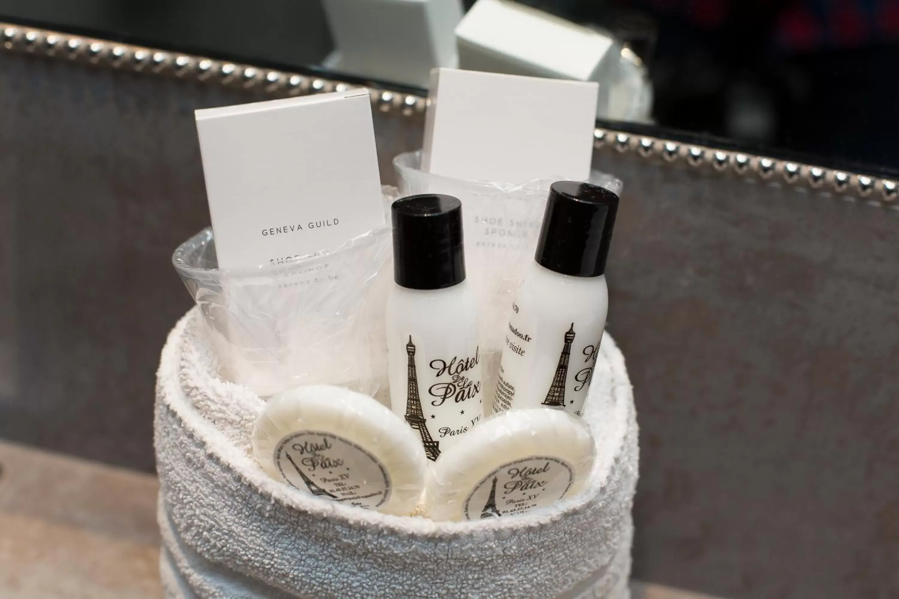 Bathroom in Hôtel De La Paix Bathroom in Hôtel De La Paix