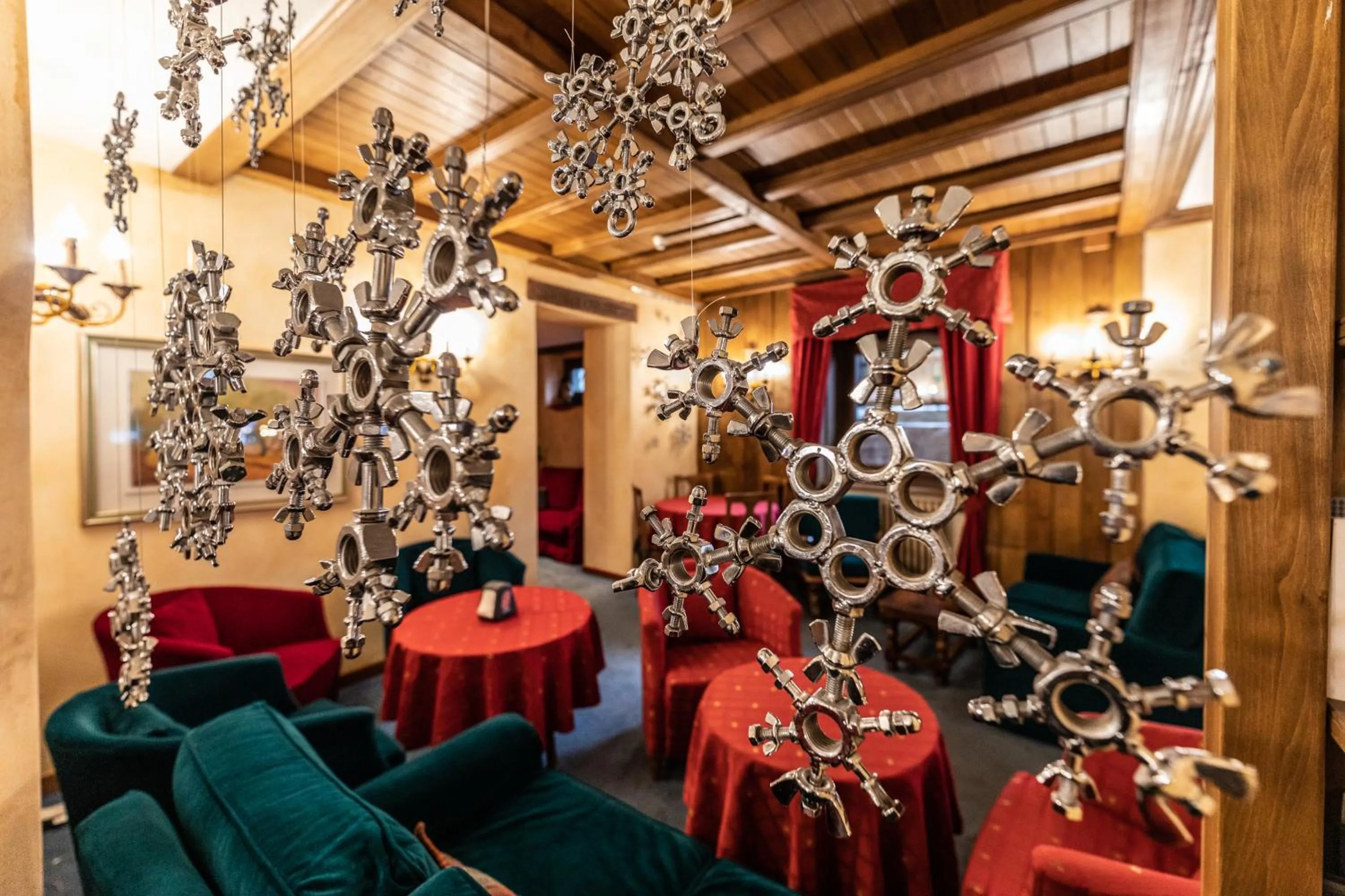 Living room in Hotel Courmayeur