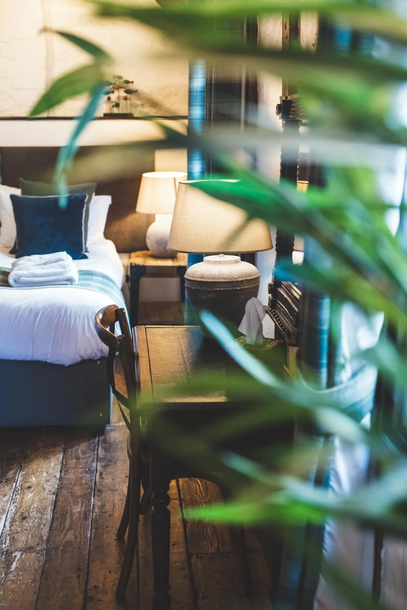 Bed in Bayards Cove Inn